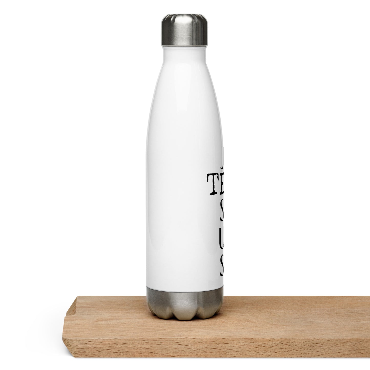 Team Jesus White Stainless Steel Water Bottle