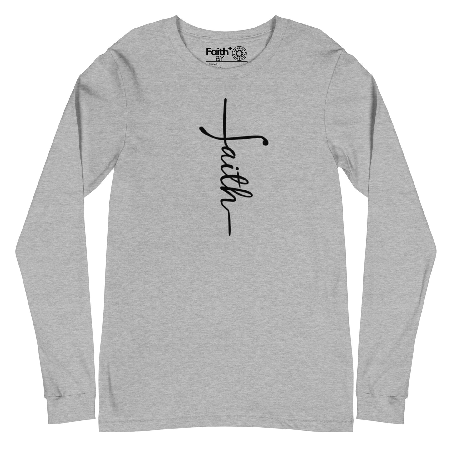 Faith (black) Long Sleeve Tee