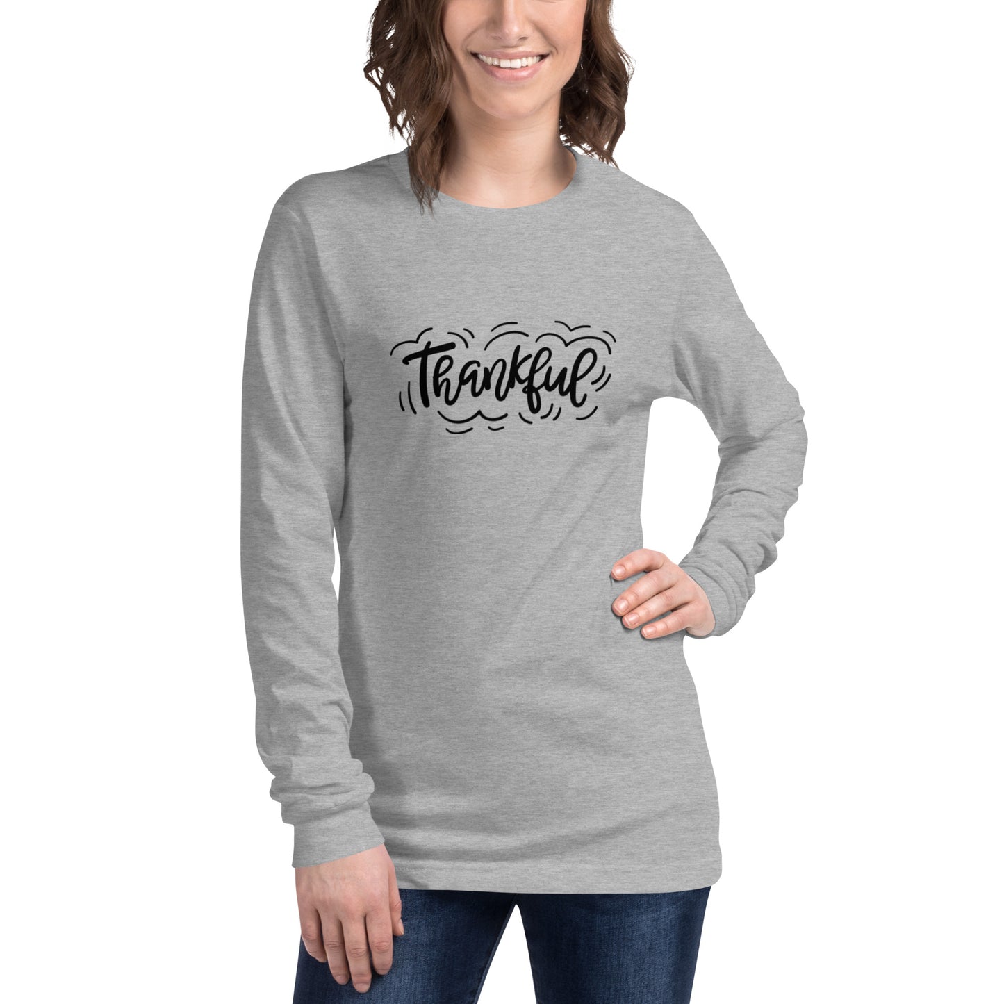 Thankful (black) Long Sleeve Tee