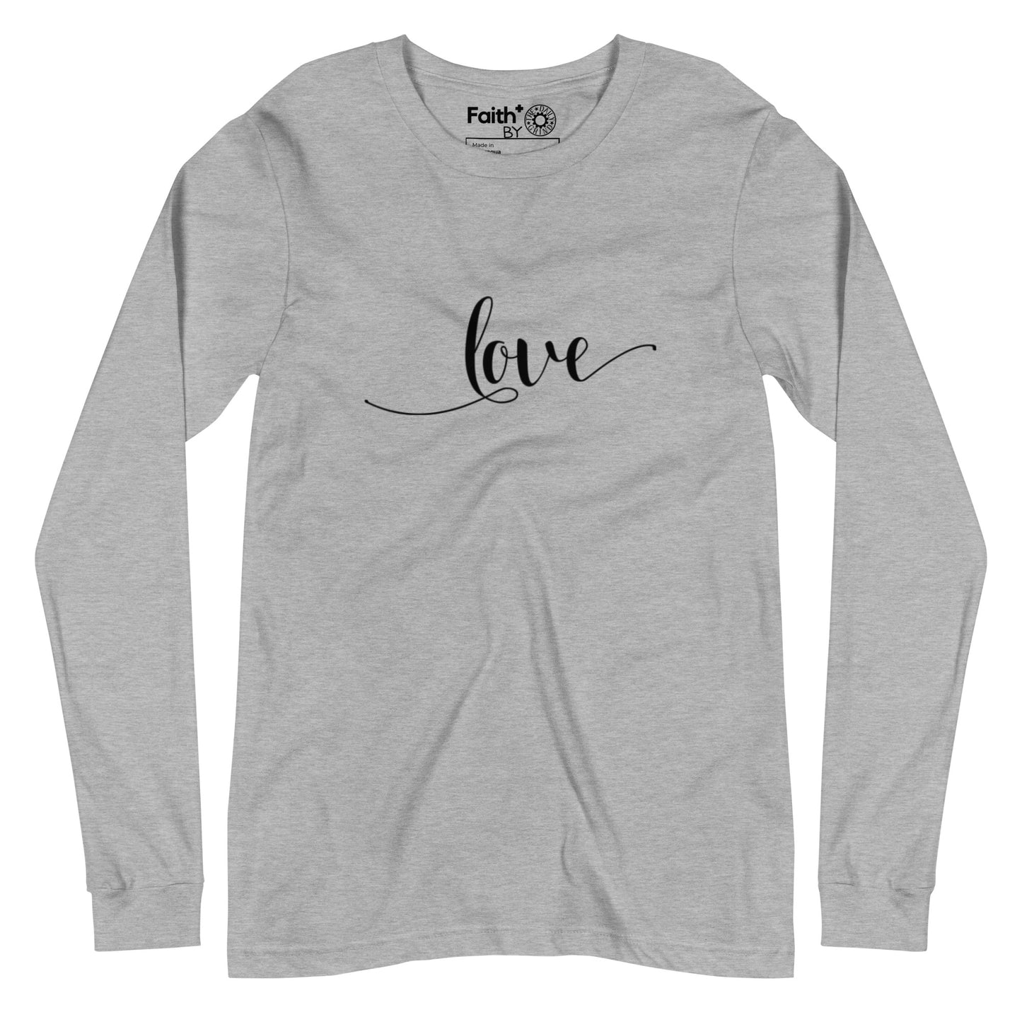 Love (black) Long Sleeve Tee