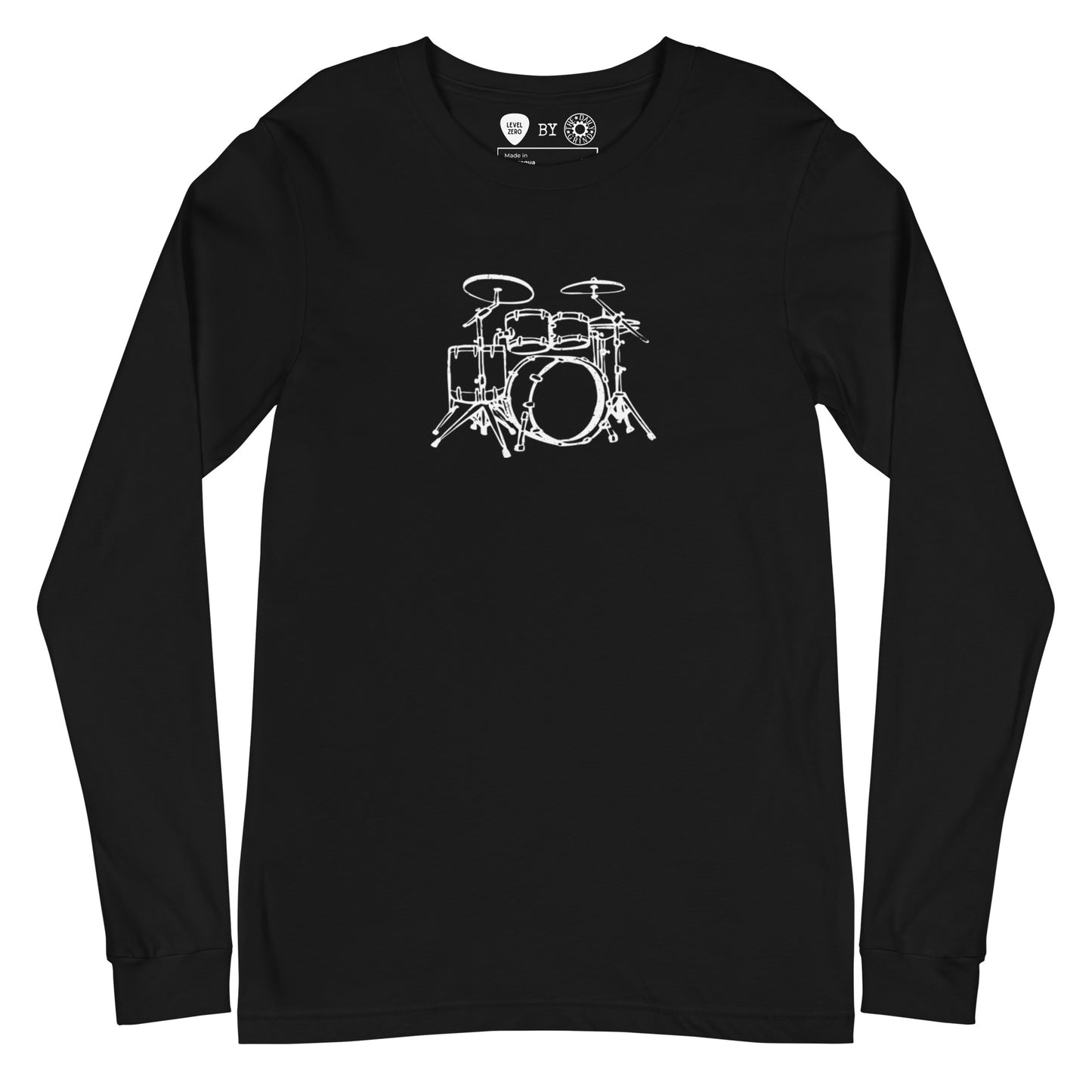 Drum Set Long Sleeve Tee