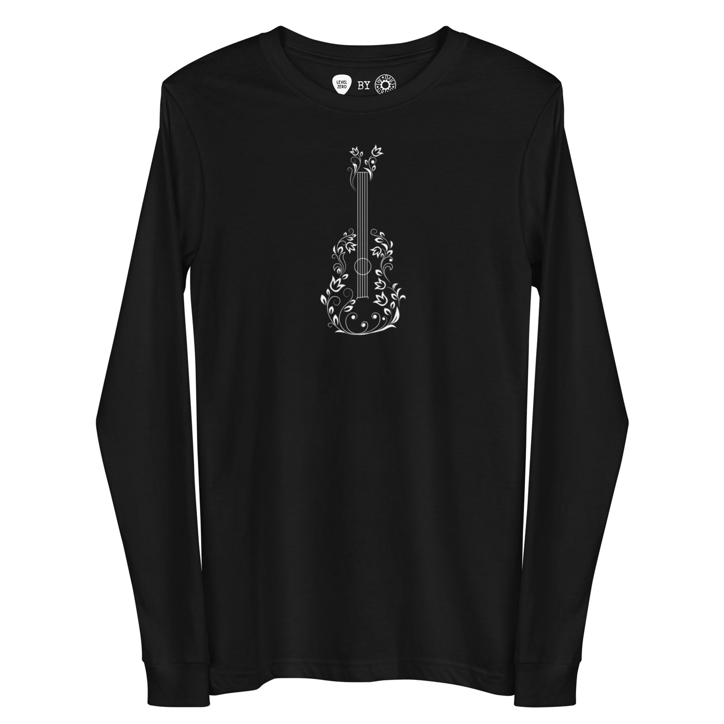 Floral Guitar Long Sleeve Tee