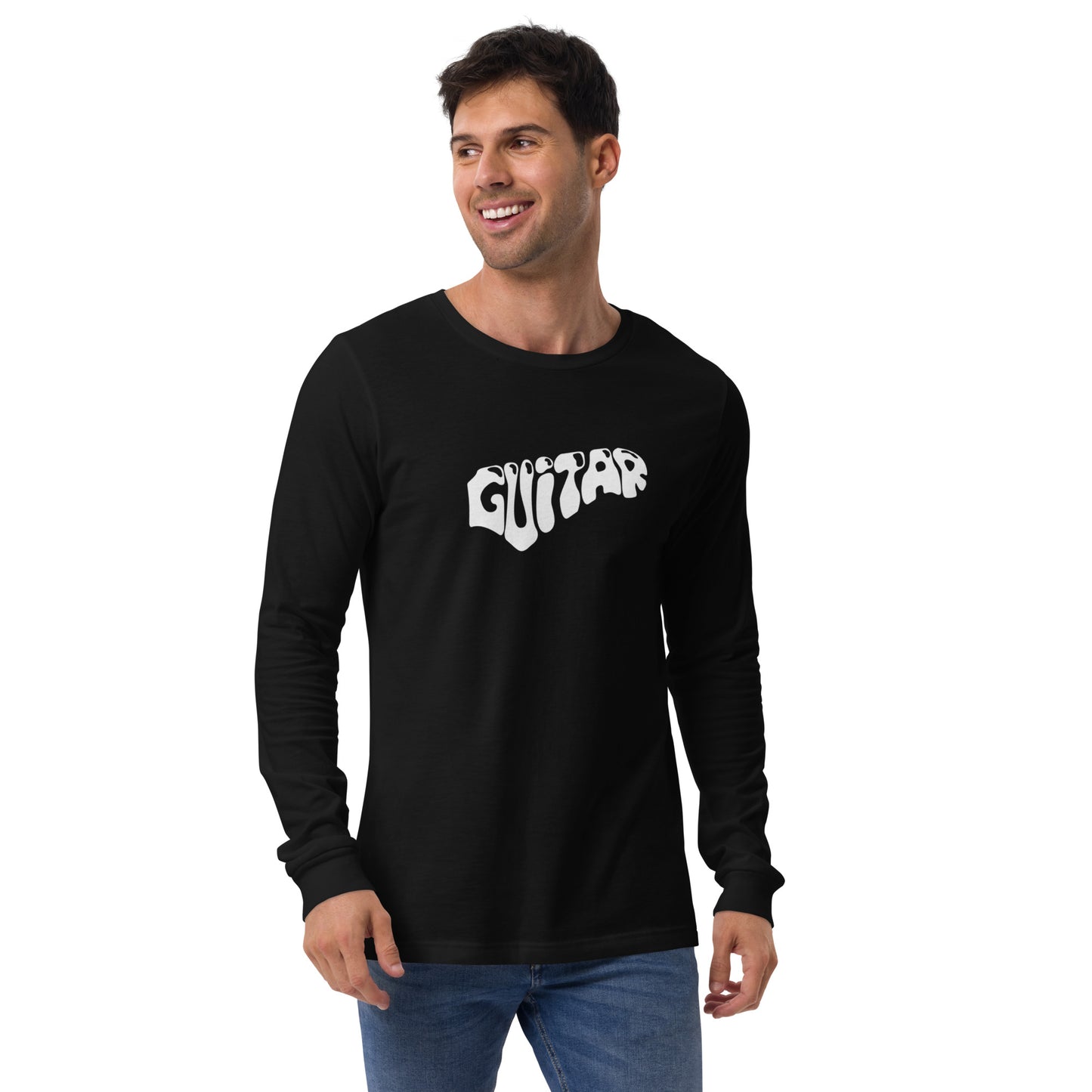 Word Guitar  Long Sleeve Tee