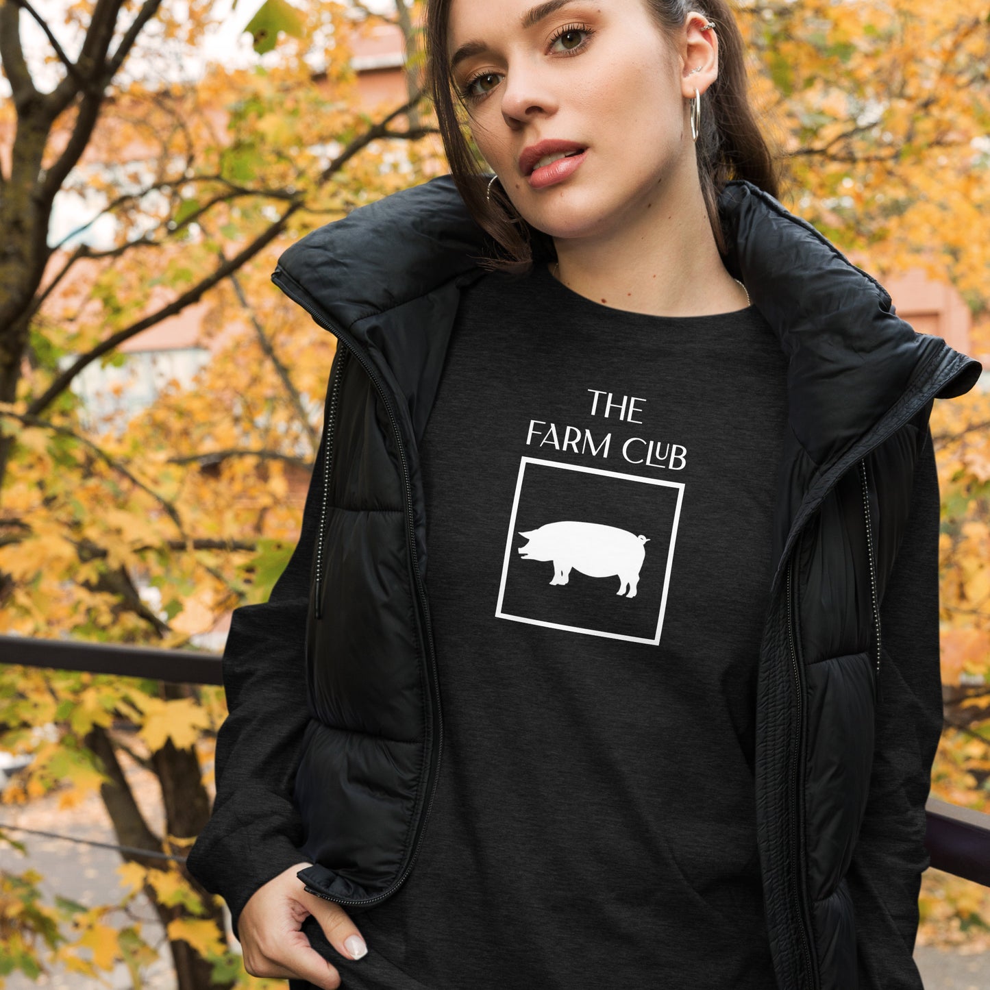 The Farm Club Pig Long Sleeve Tee