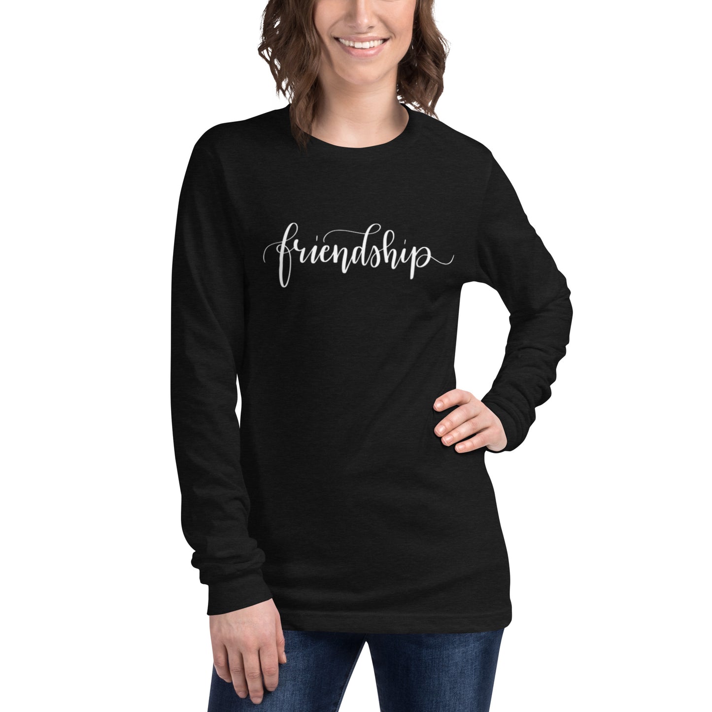 Friendship (white) Long Sleeve Tee