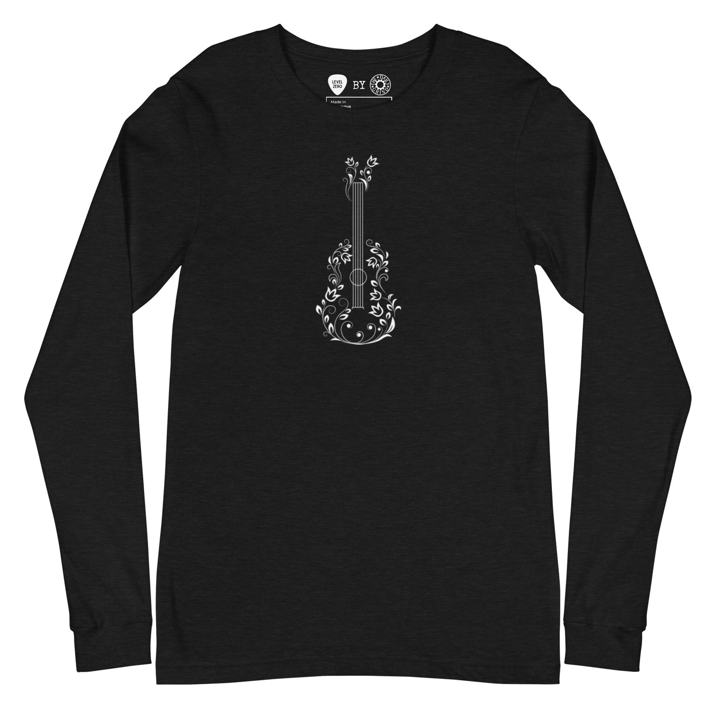 Floral Guitar Long Sleeve Tee