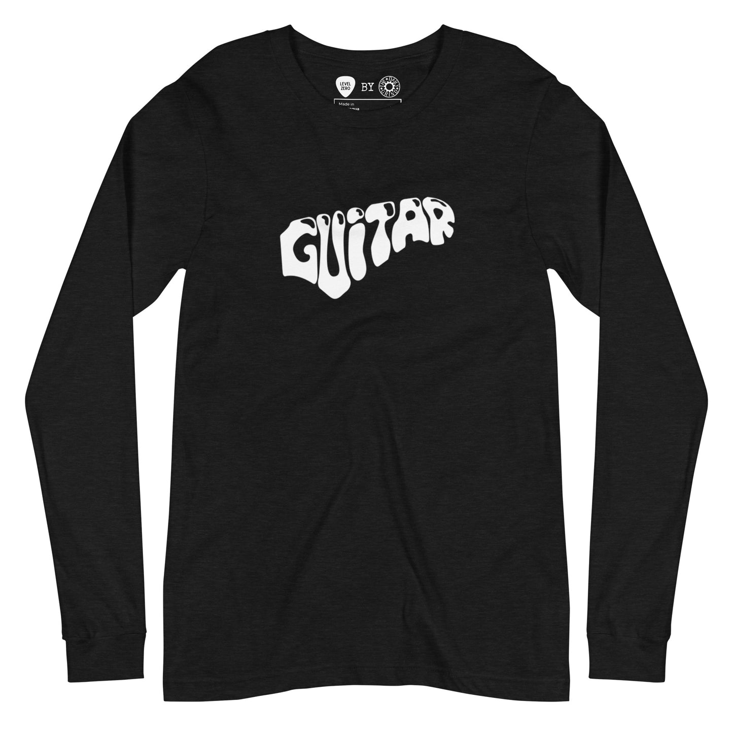 Word Guitar  Long Sleeve Tee