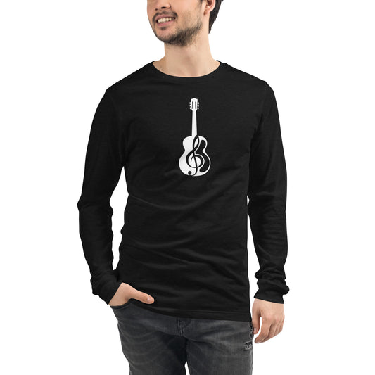 Guitar Music Note Long Sleeve Tee