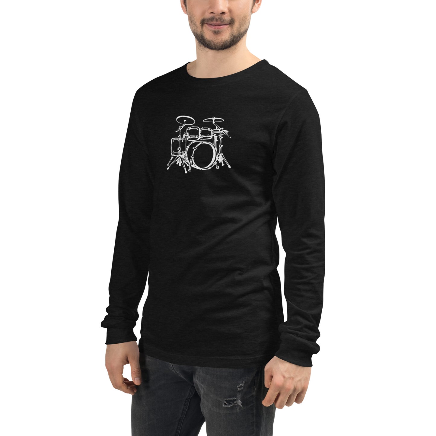 Drum Set Long Sleeve Tee