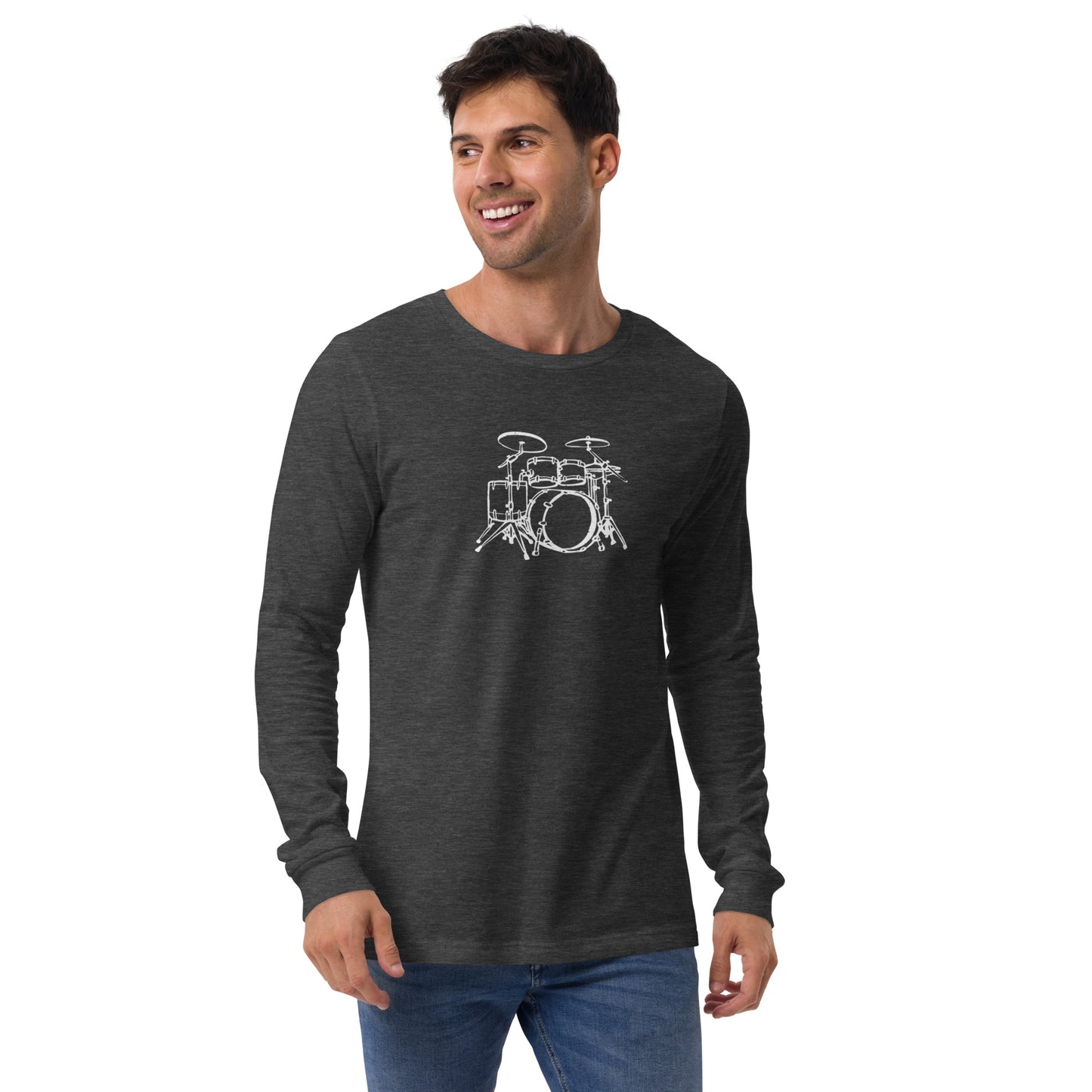 Drum Set Long Sleeve Tee