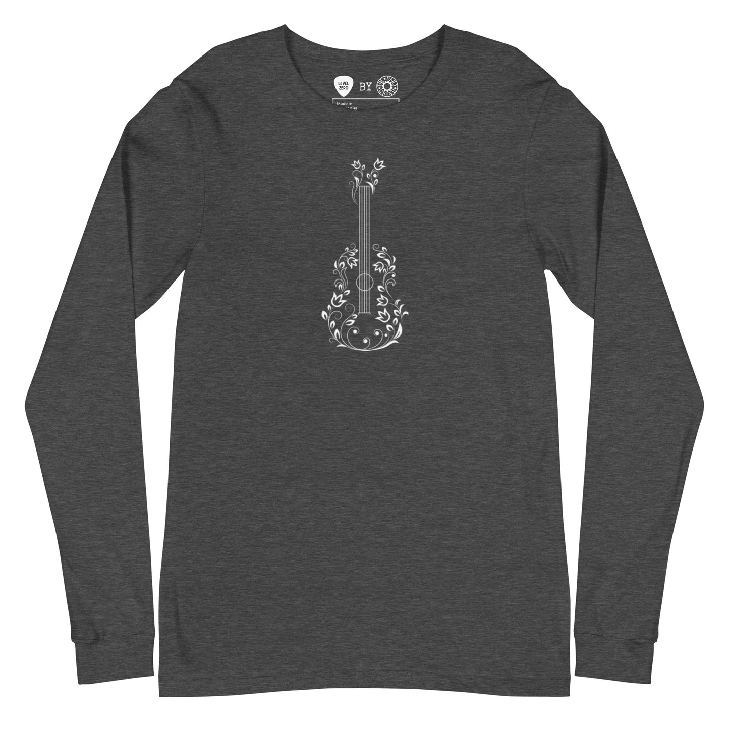 Floral Guitar Long Sleeve Tee