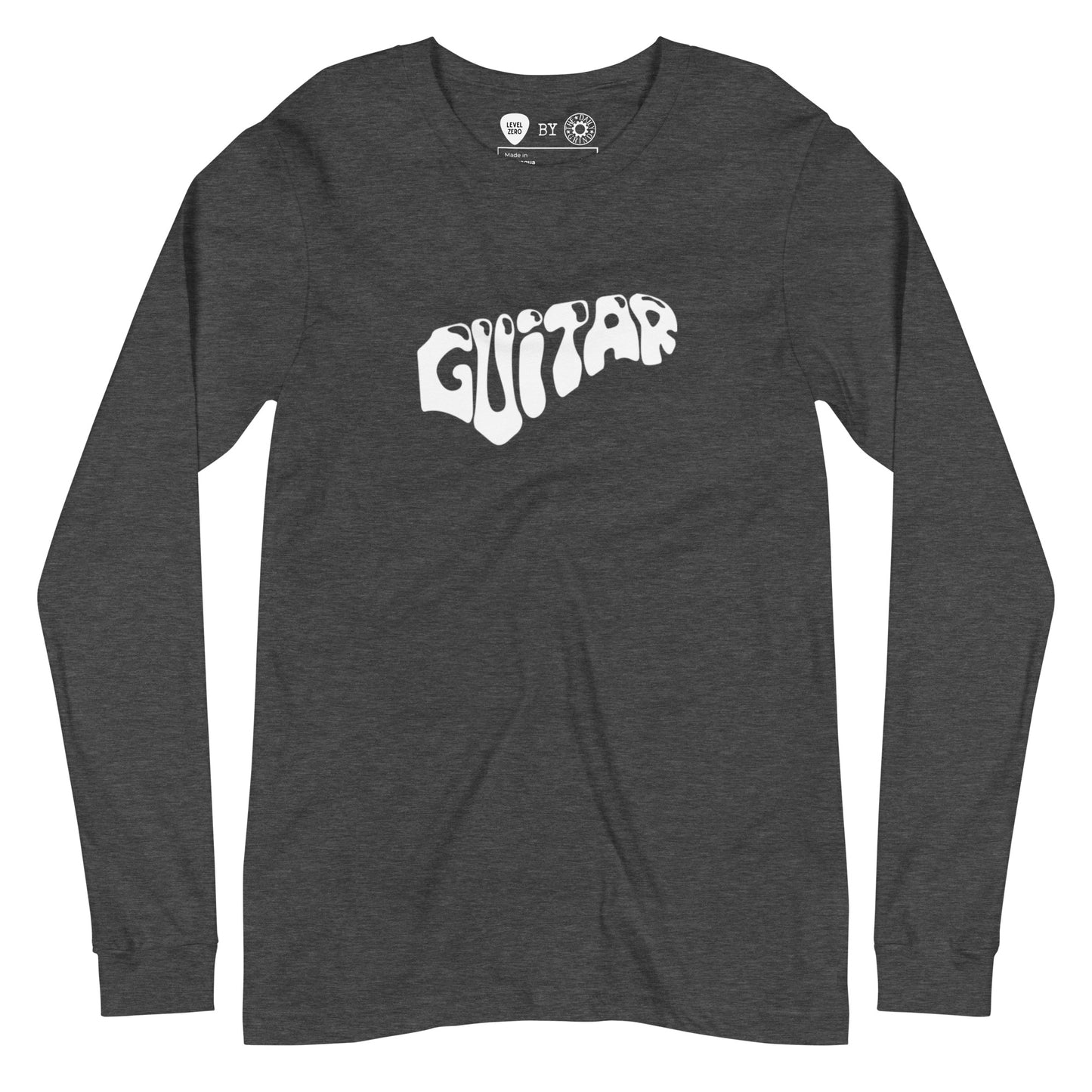 Word Guitar  Long Sleeve Tee