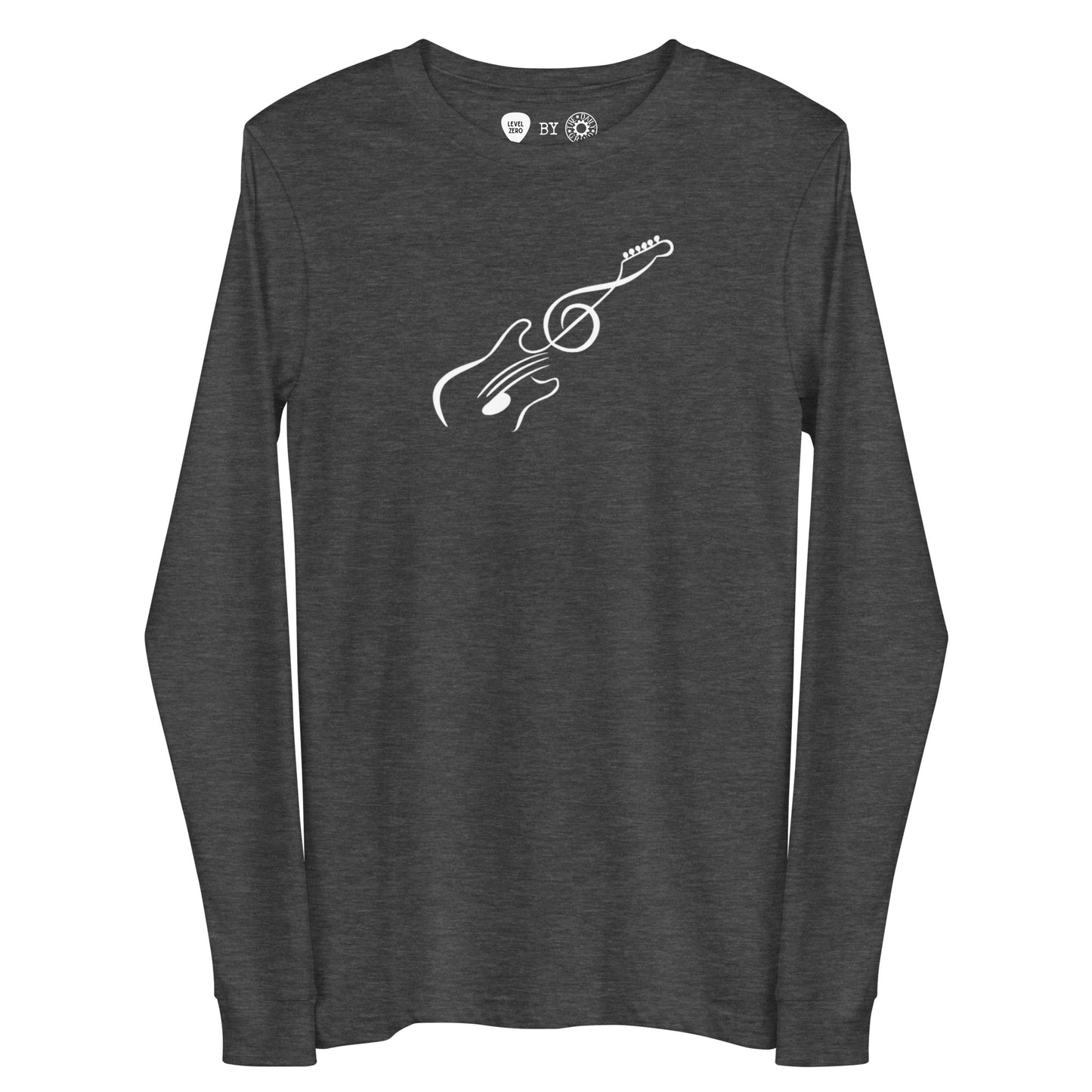 Music Note Guitar Long Sleeve Tee