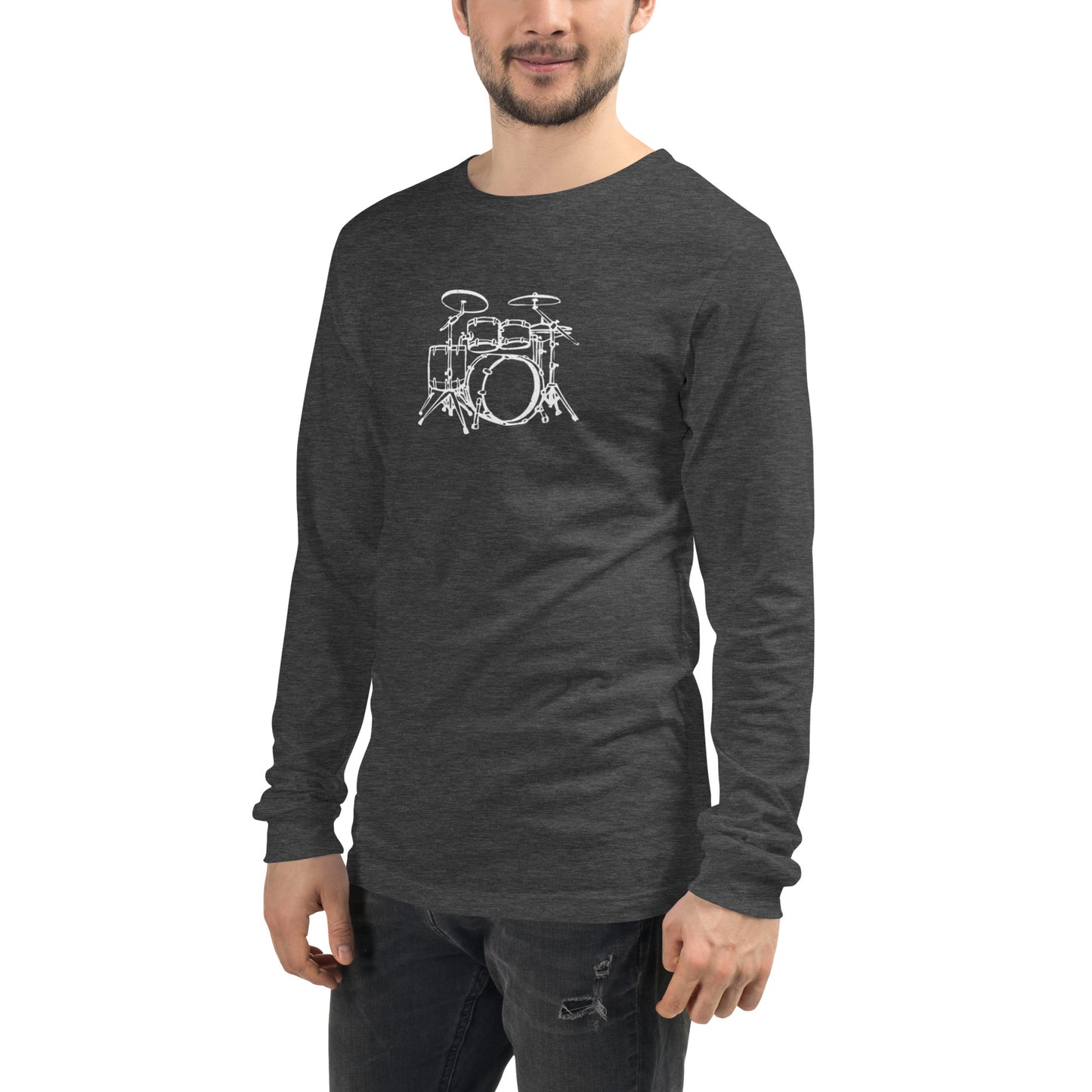 Drum Set Long Sleeve Tee