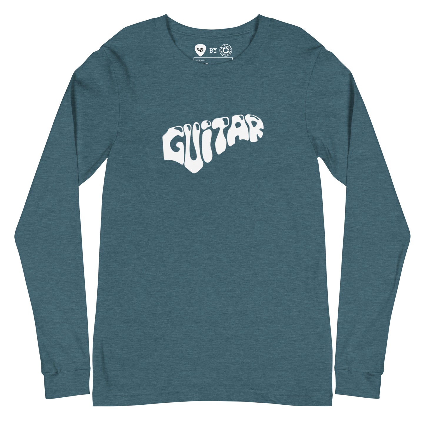 Word Guitar  Long Sleeve Tee