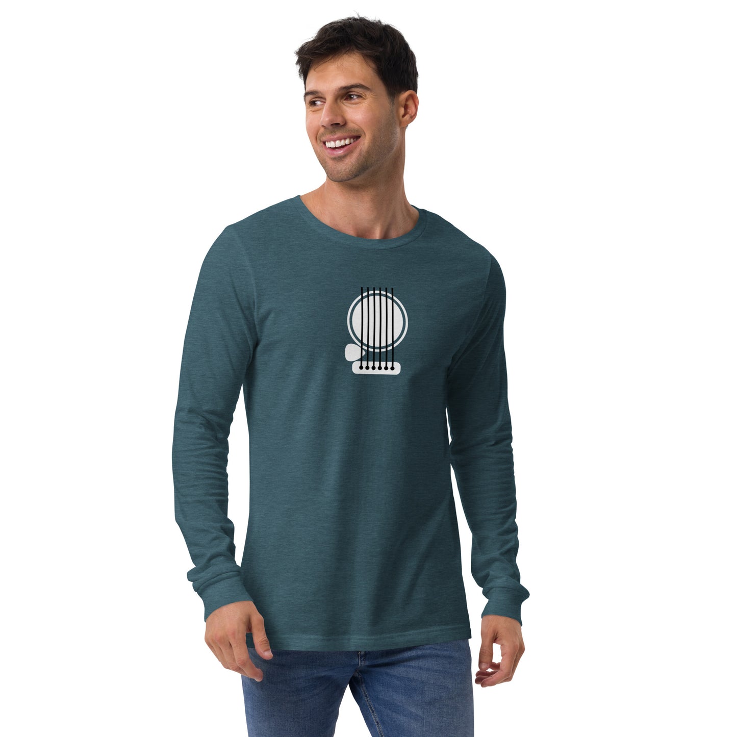 Guitar Strings Body Long Sleeve Tee