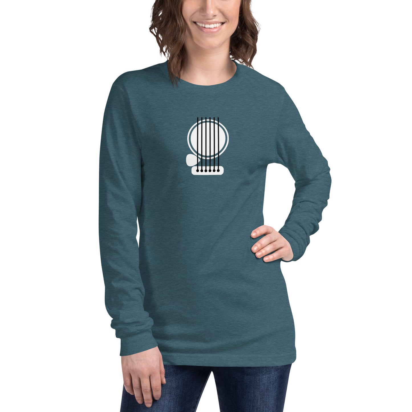 Guitar Strings Body Long Sleeve Tee