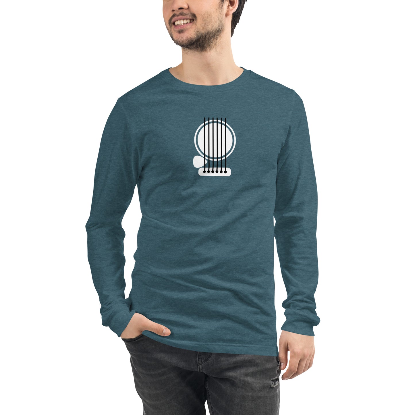 Guitar Strings Body Long Sleeve Tee