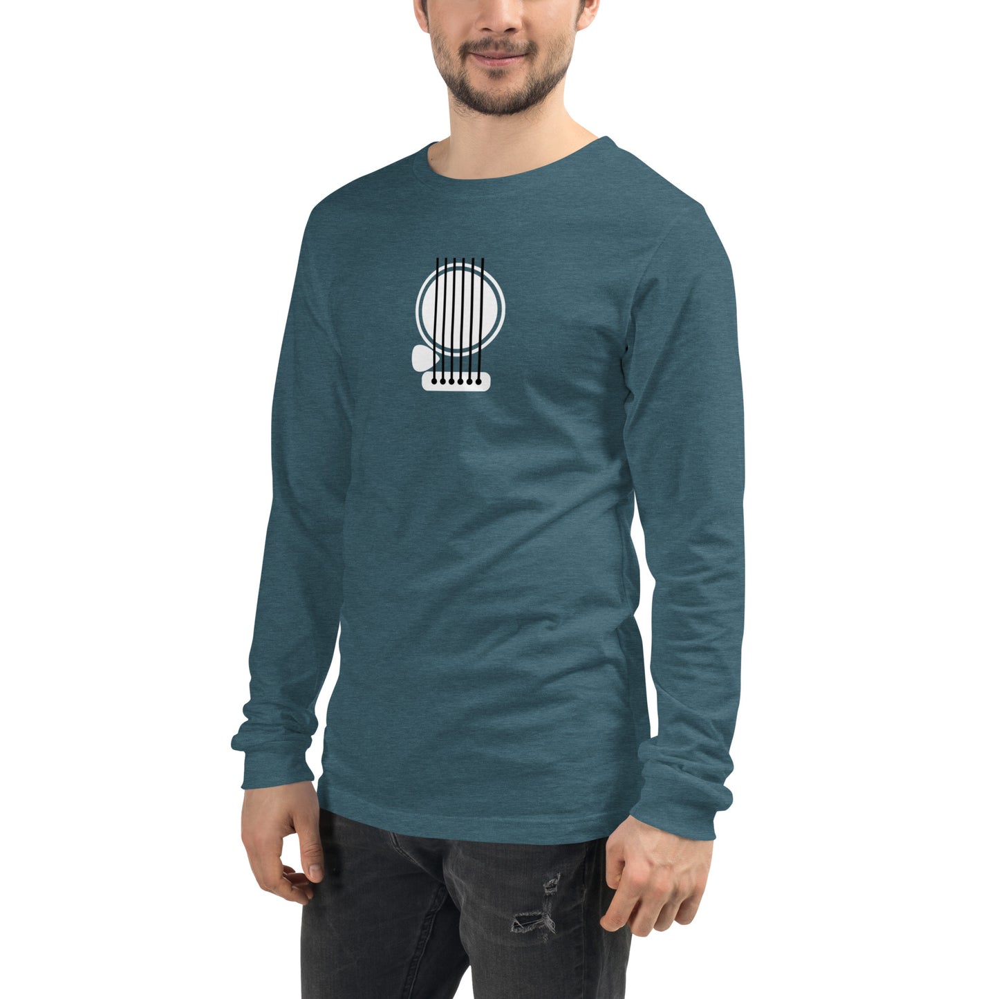 Guitar Strings Body Long Sleeve Tee