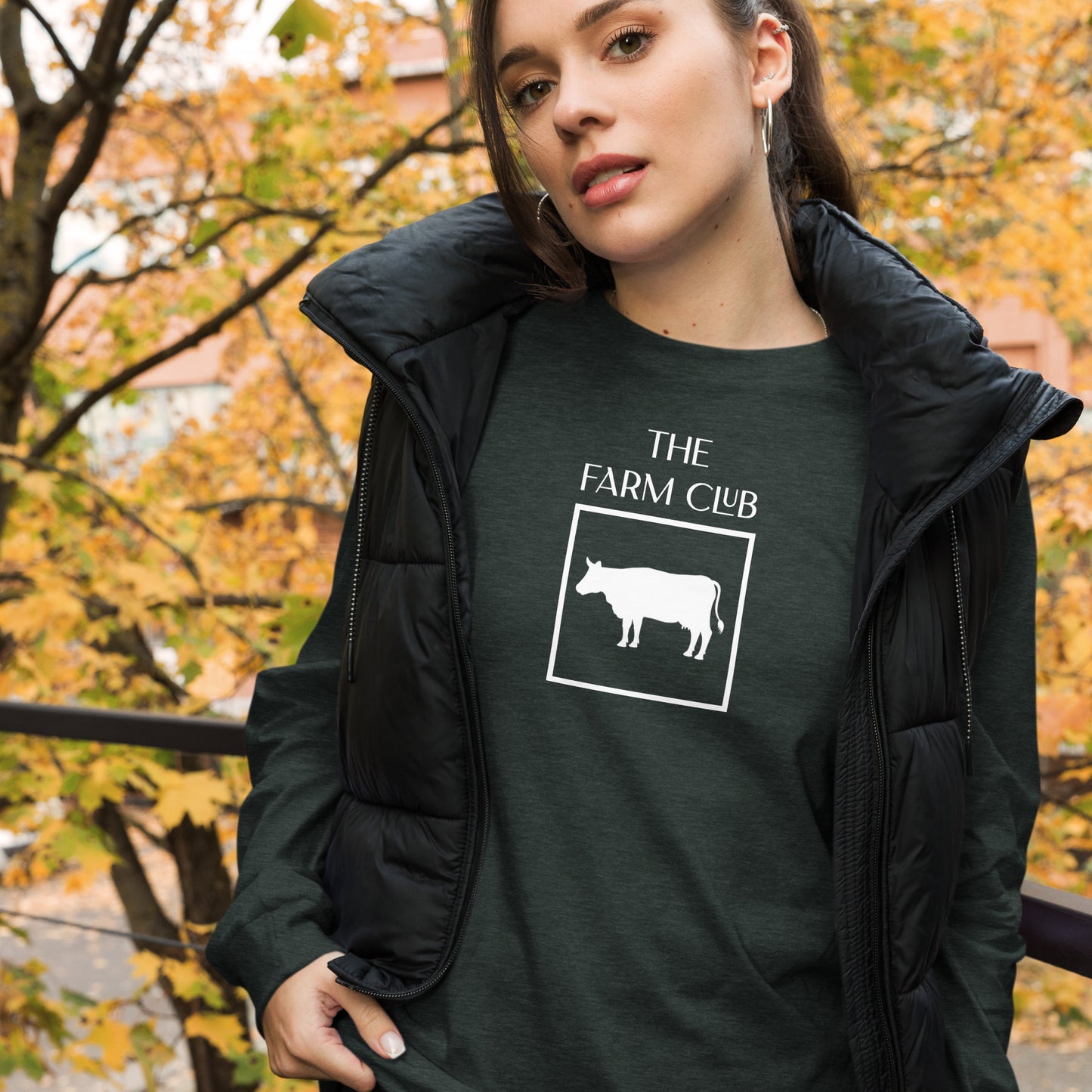 The Farm Club Cow  Long Sleeve Tee