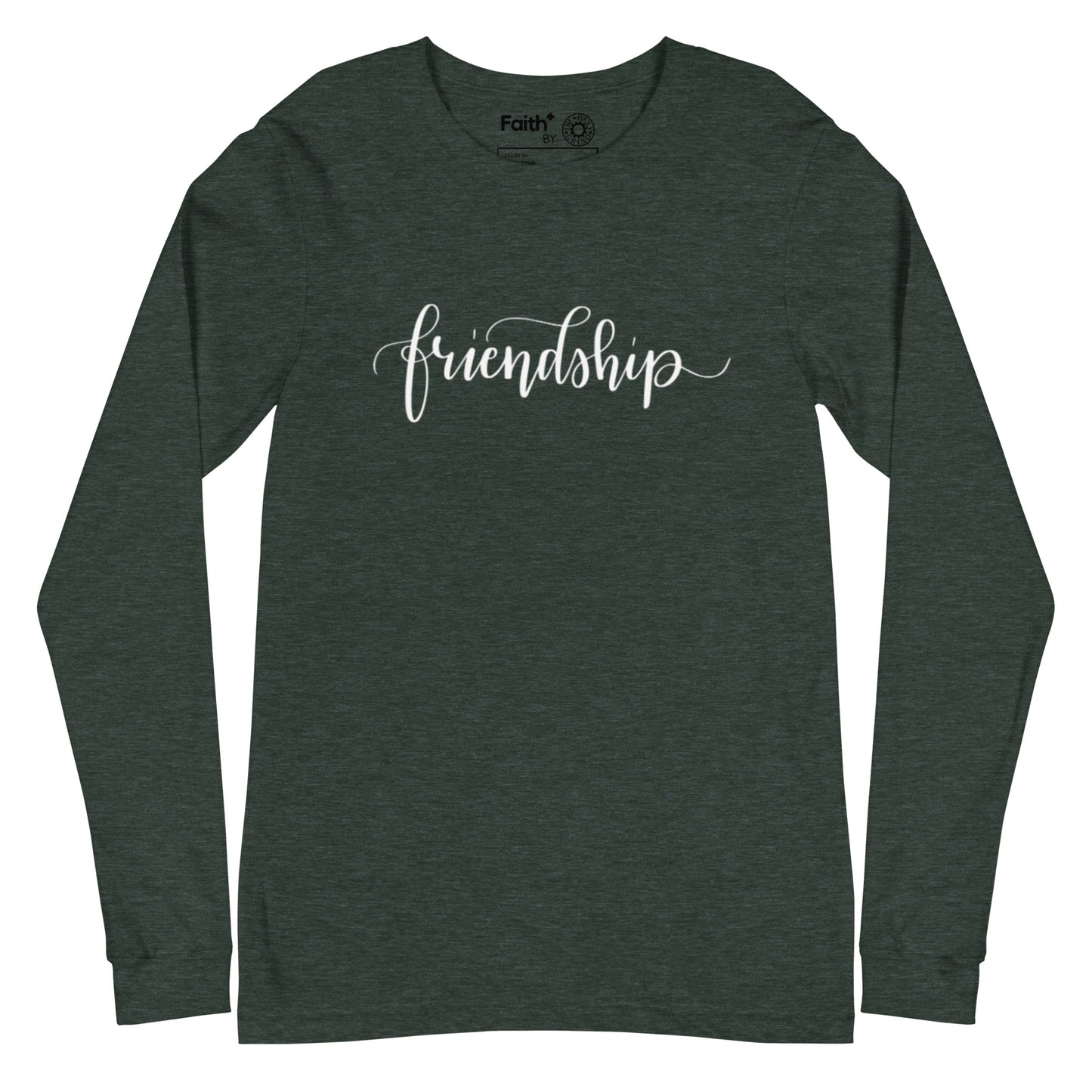 Friendship (white) Long Sleeve Tee