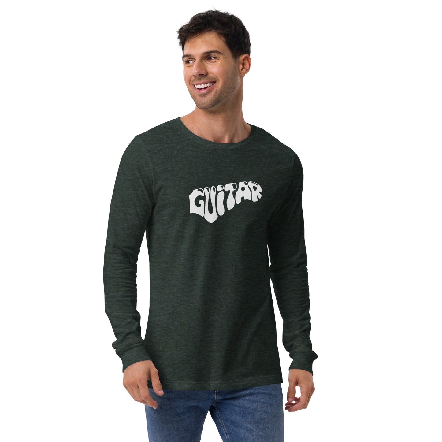 Word Guitar  Long Sleeve Tee