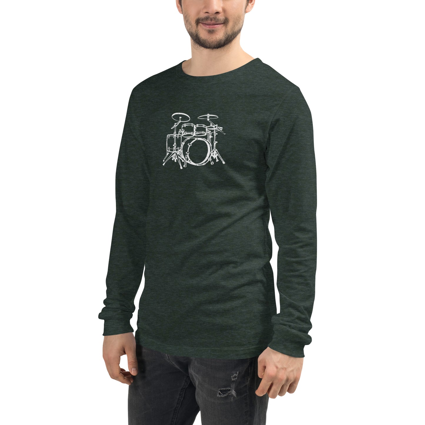 Drum Set Long Sleeve Tee