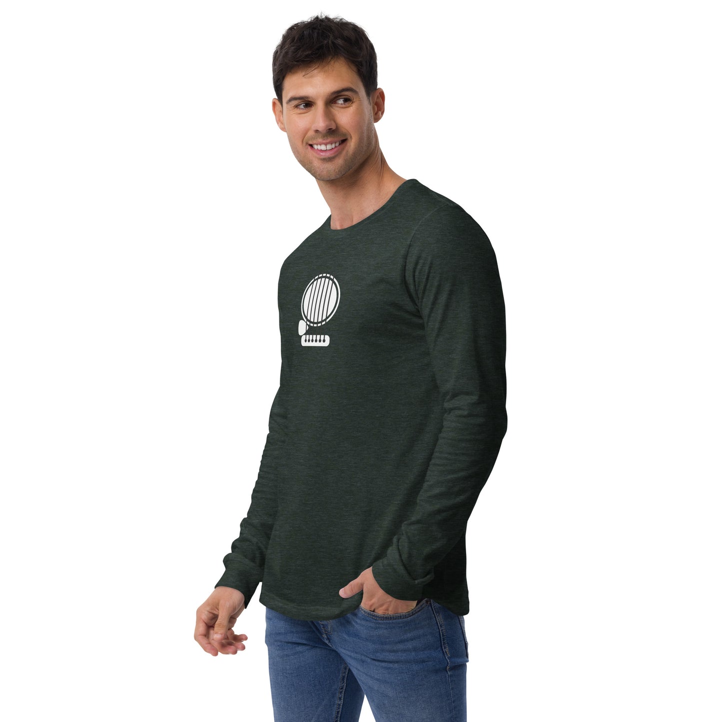 Guitar Strings Body Long Sleeve Tee