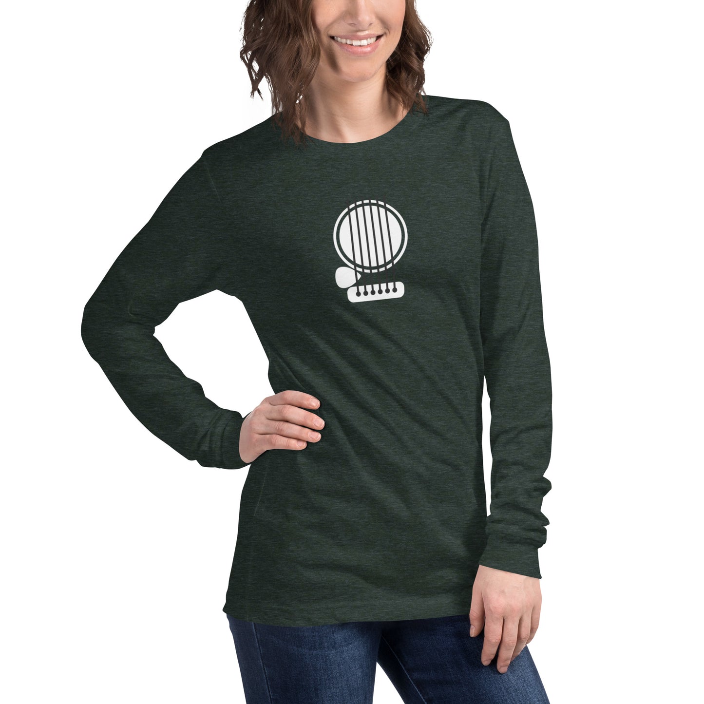 Guitar Strings Body Long Sleeve Tee