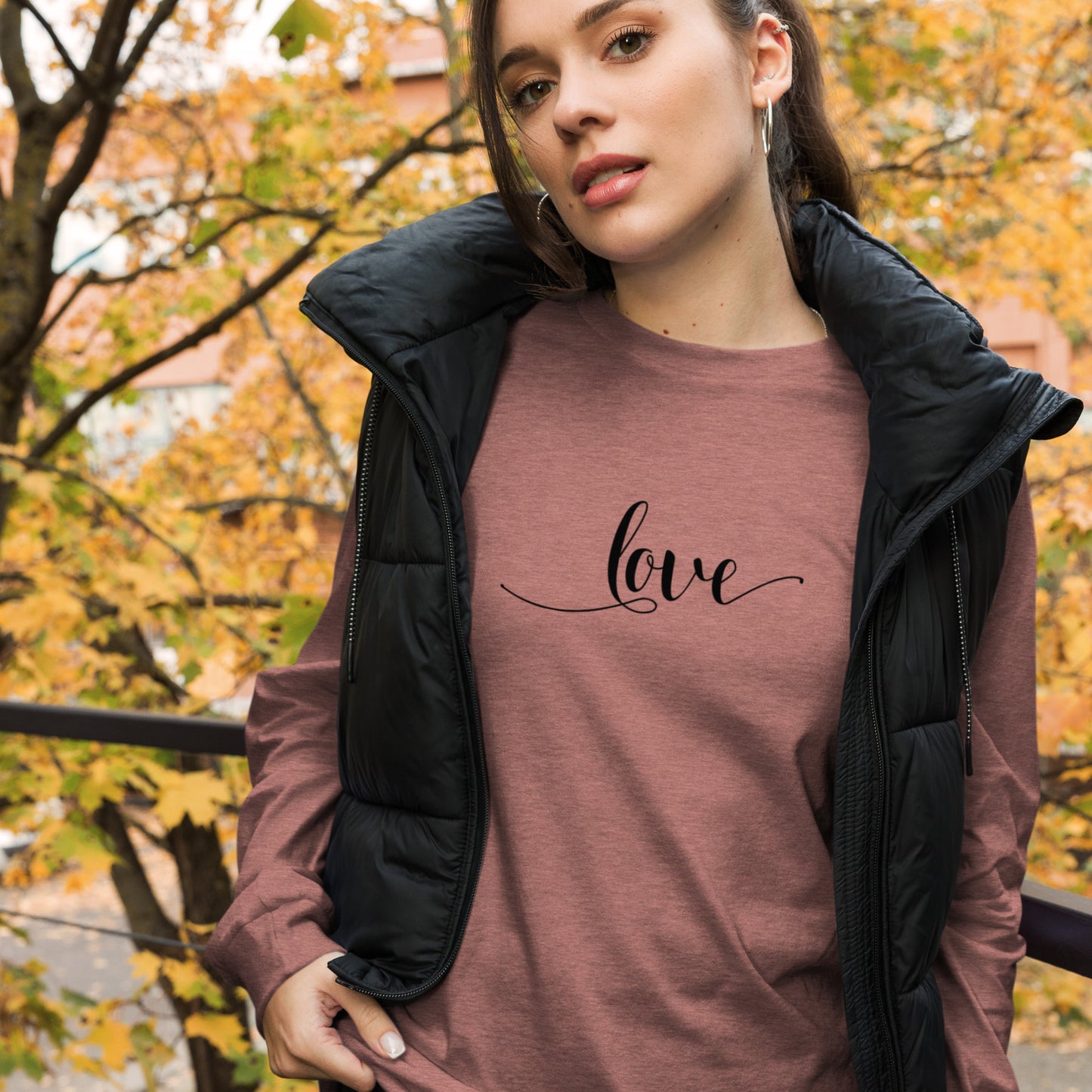 Love (black) Long Sleeve Tee