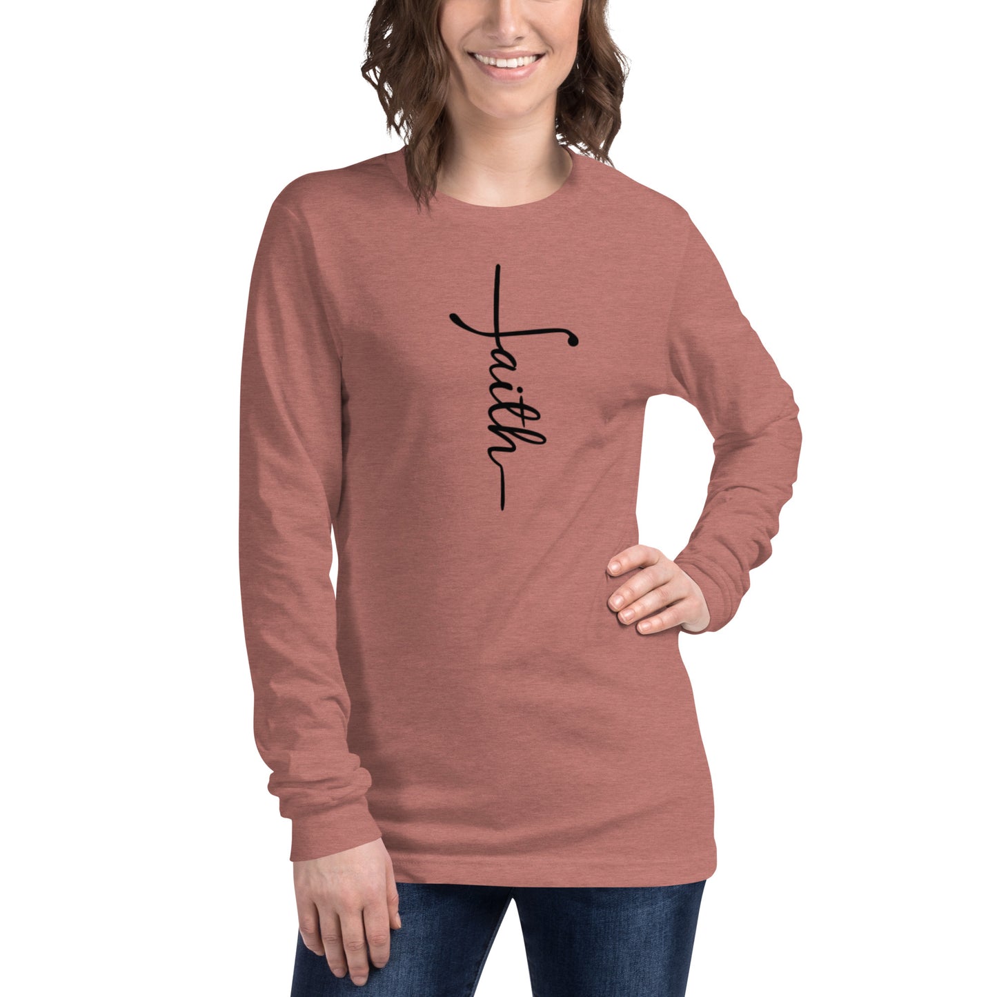 Faith (black) Long Sleeve Tee