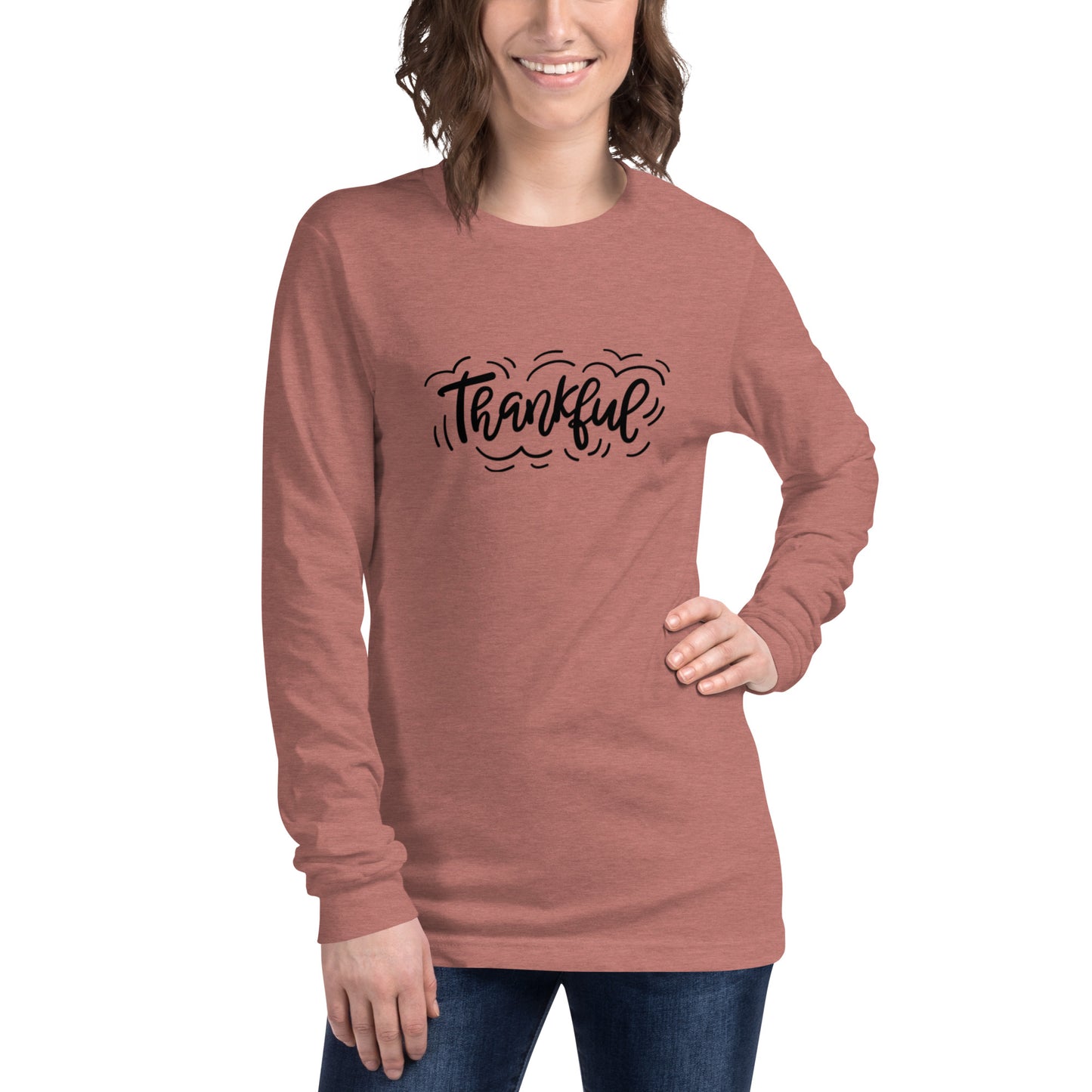 Thankful (black) Long Sleeve Tee