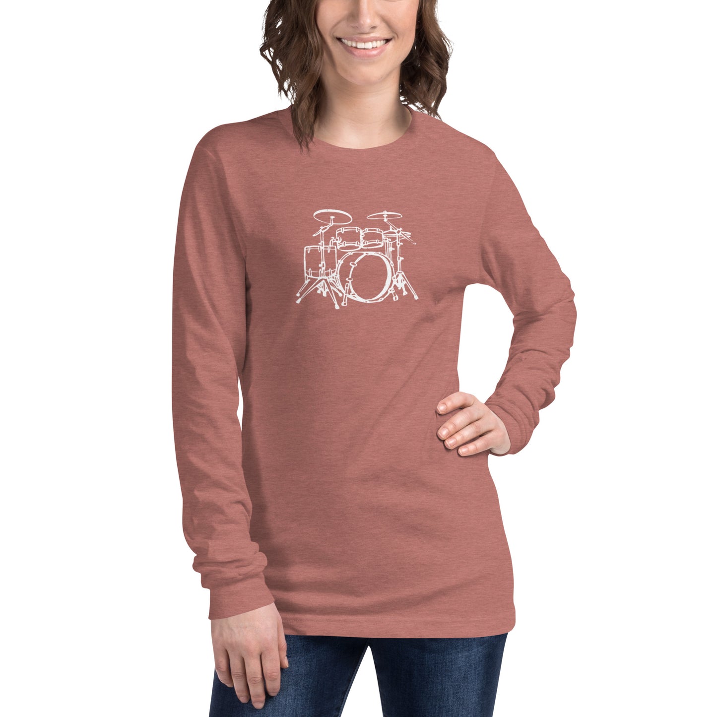 Drum Set Long Sleeve Tee