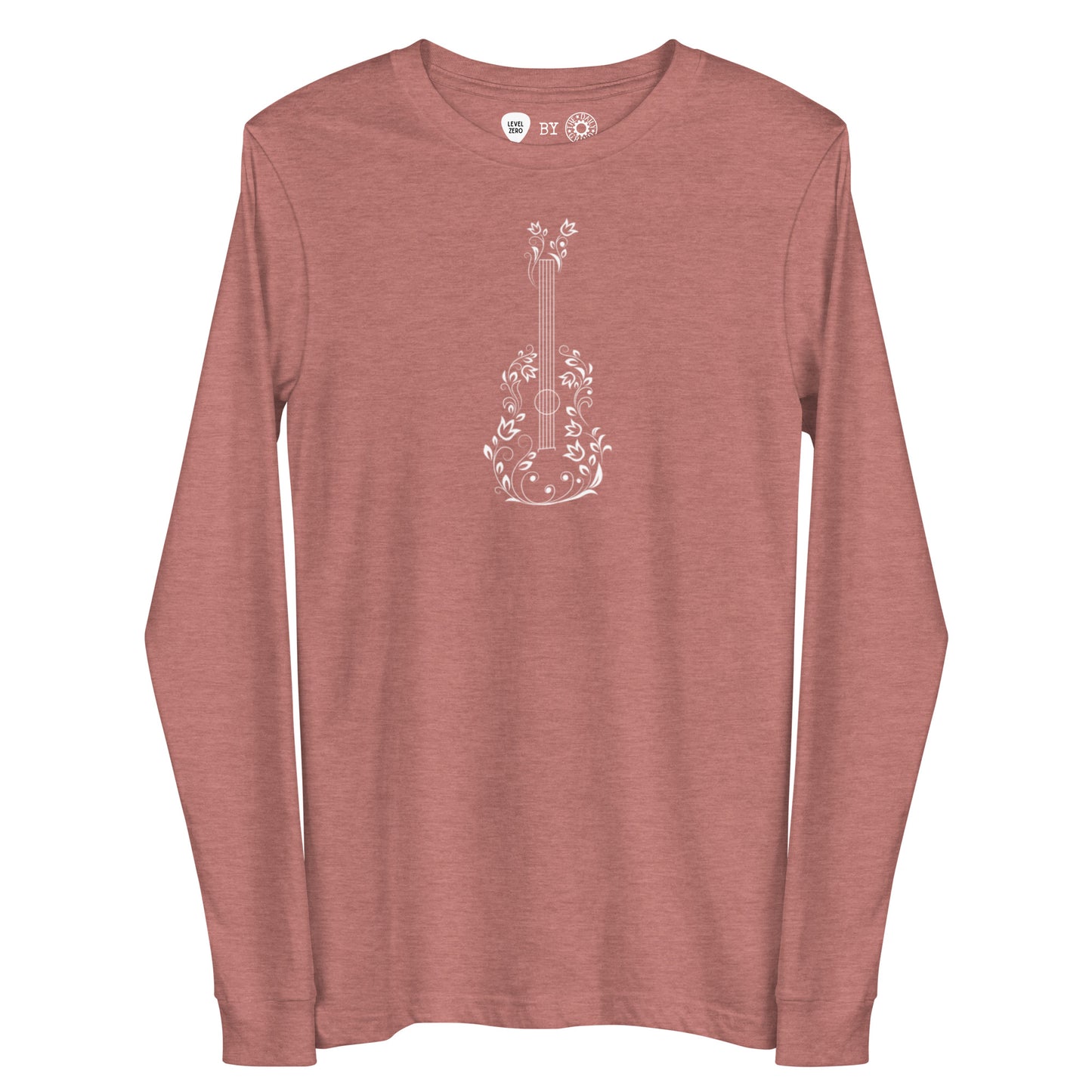 Floral Guitar Long Sleeve Tee