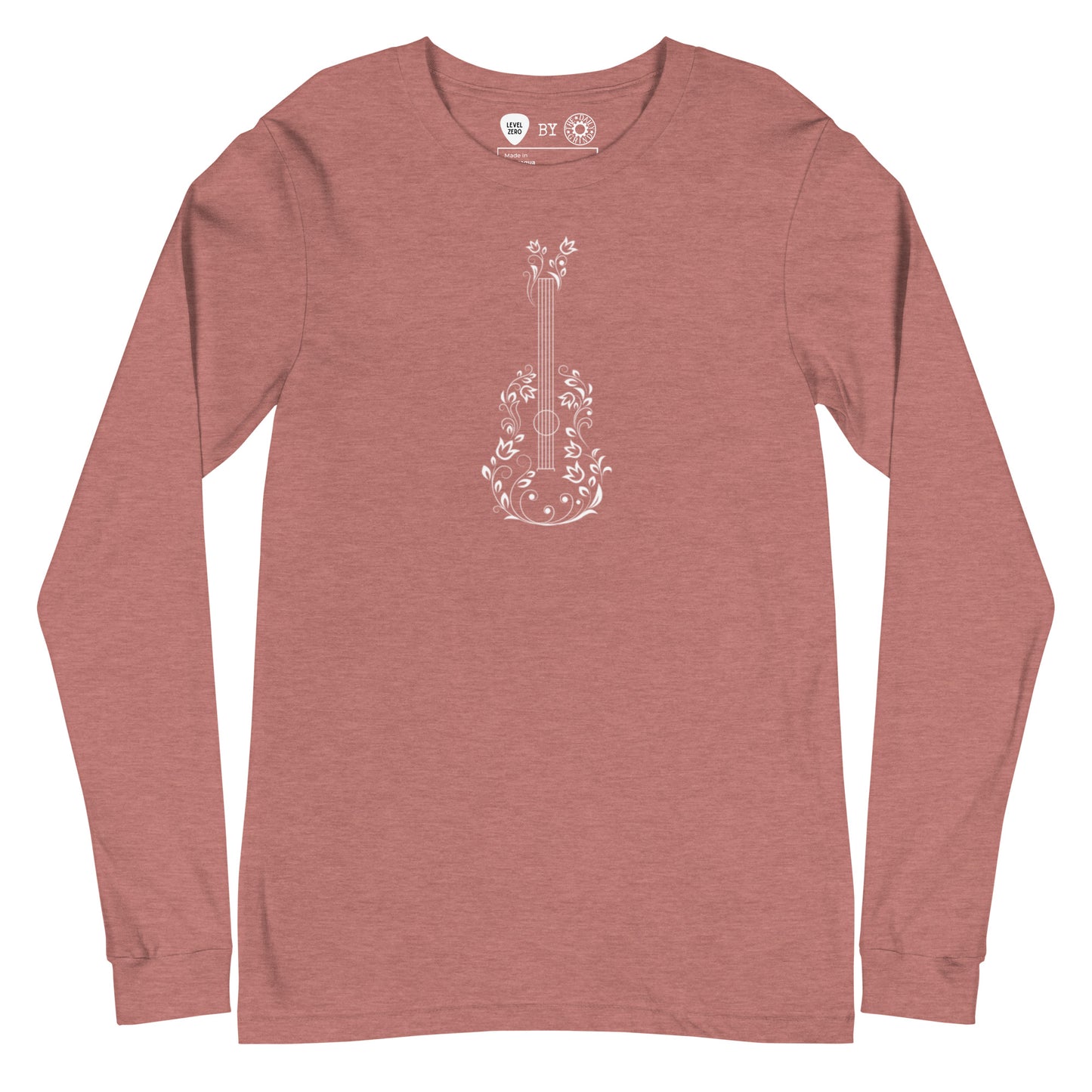 Floral Guitar Long Sleeve Tee