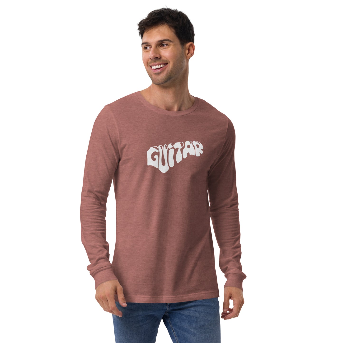 Word Guitar  Long Sleeve Tee