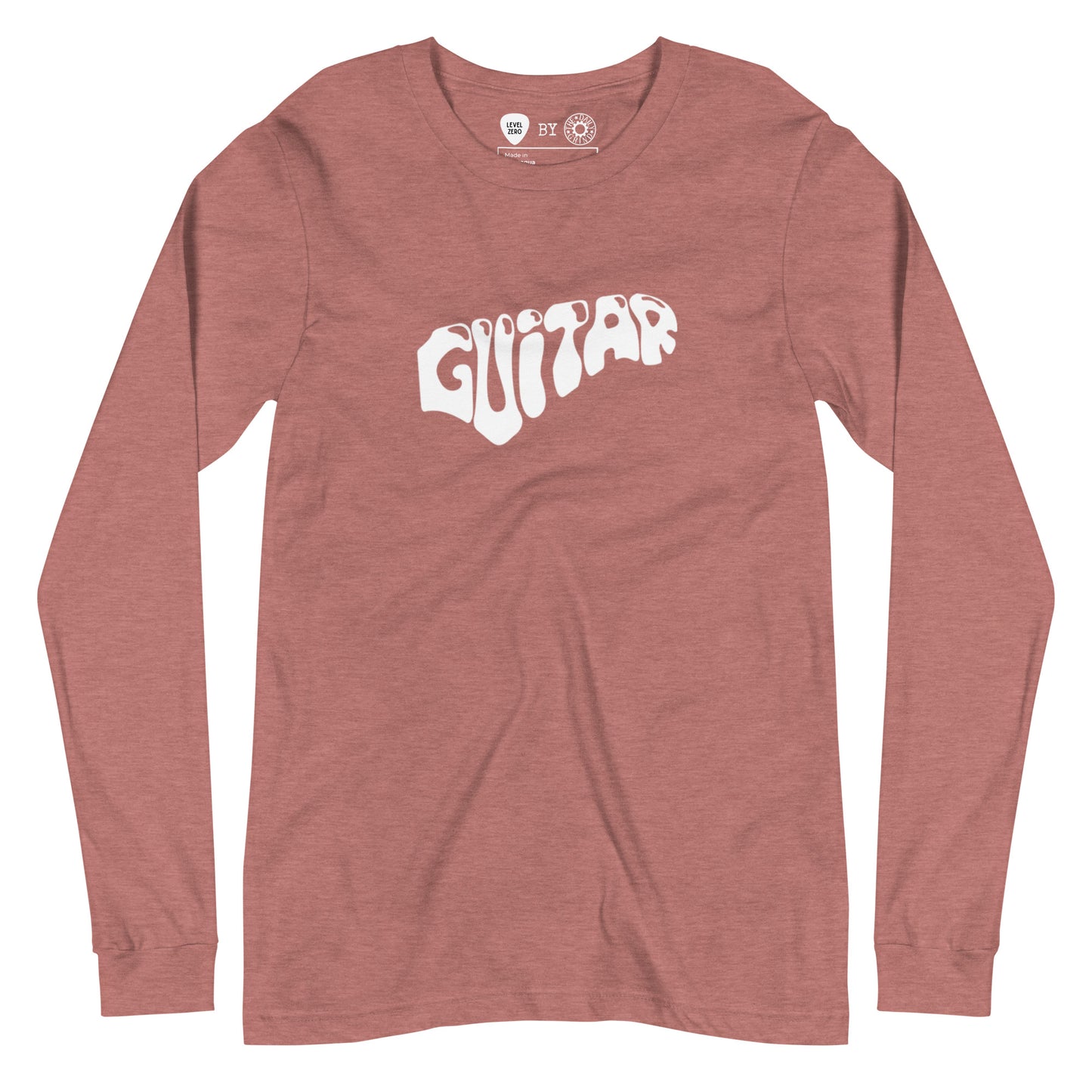 Word Guitar  Long Sleeve Tee