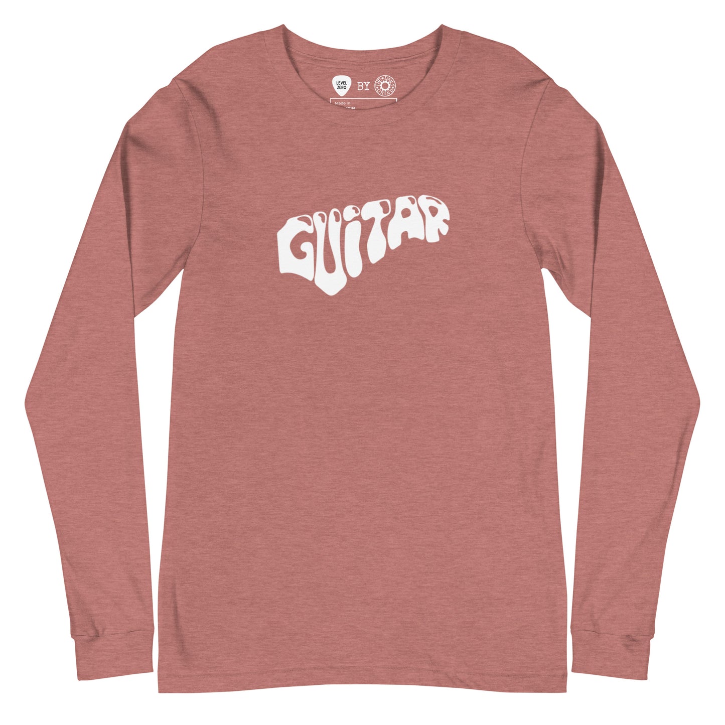 Word Guitar  Long Sleeve Tee