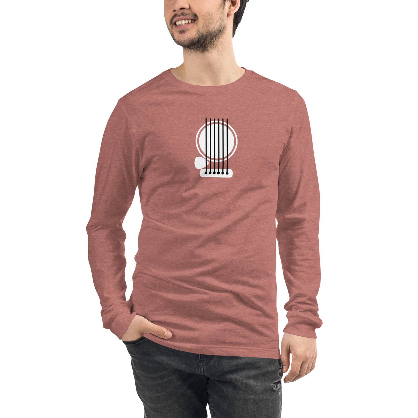 Guitar Strings Body Long Sleeve Tee