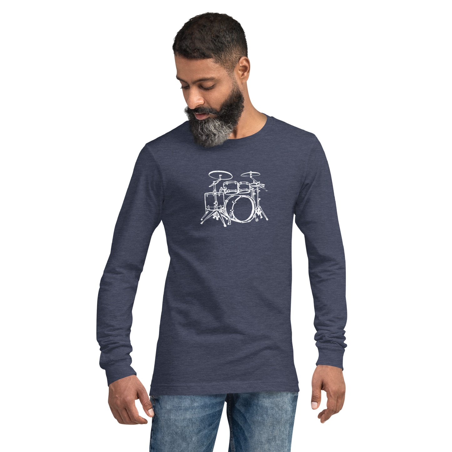 Drum Set Long Sleeve Tee