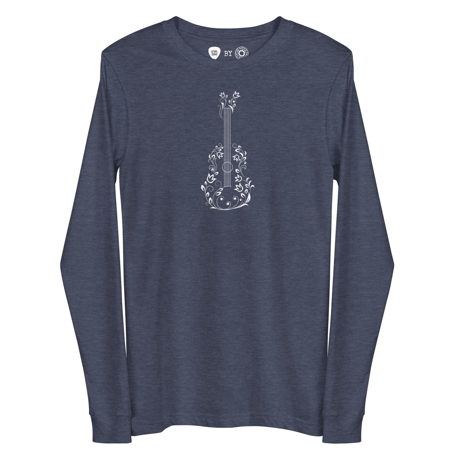 Floral Guitar Long Sleeve Tee