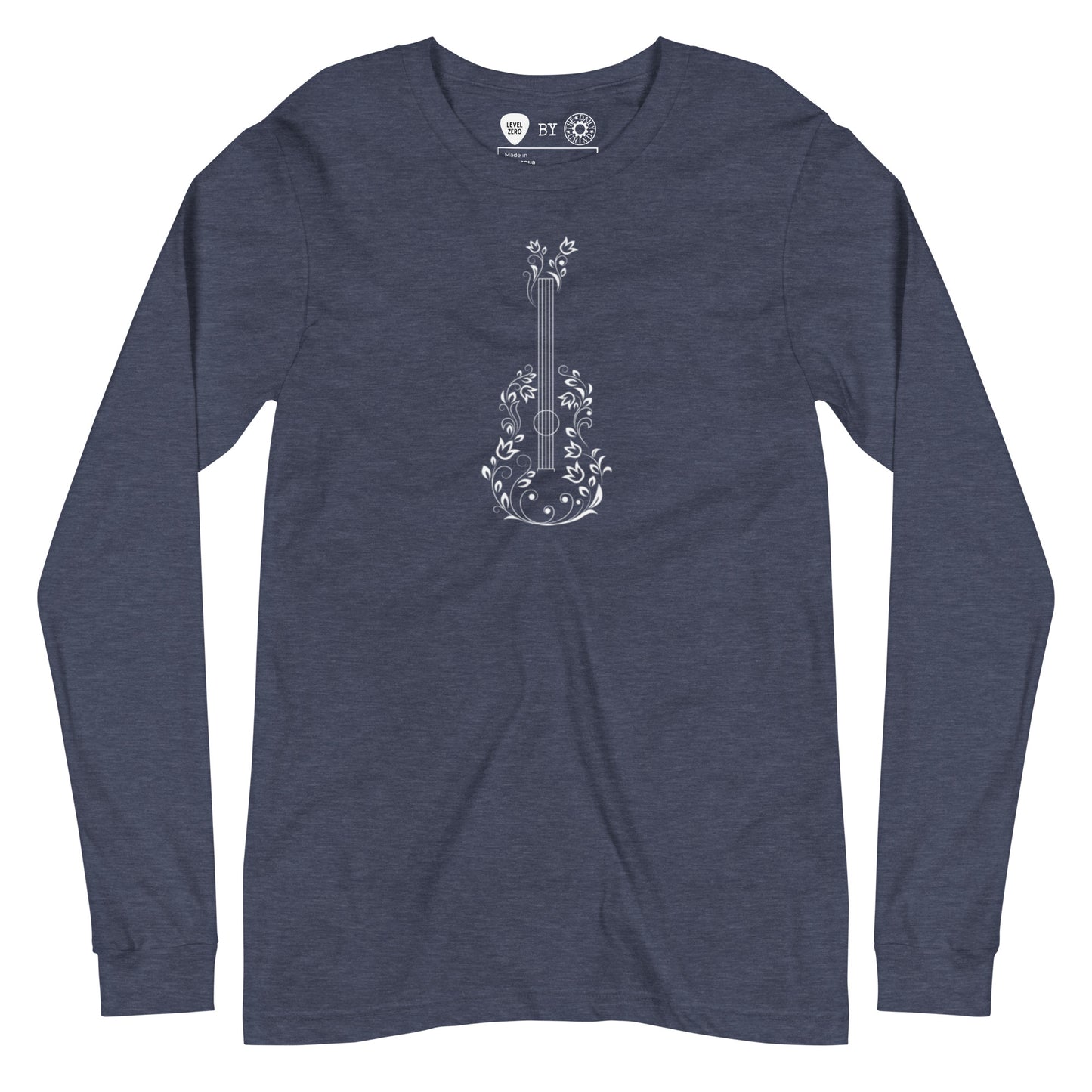 Floral Guitar Long Sleeve Tee