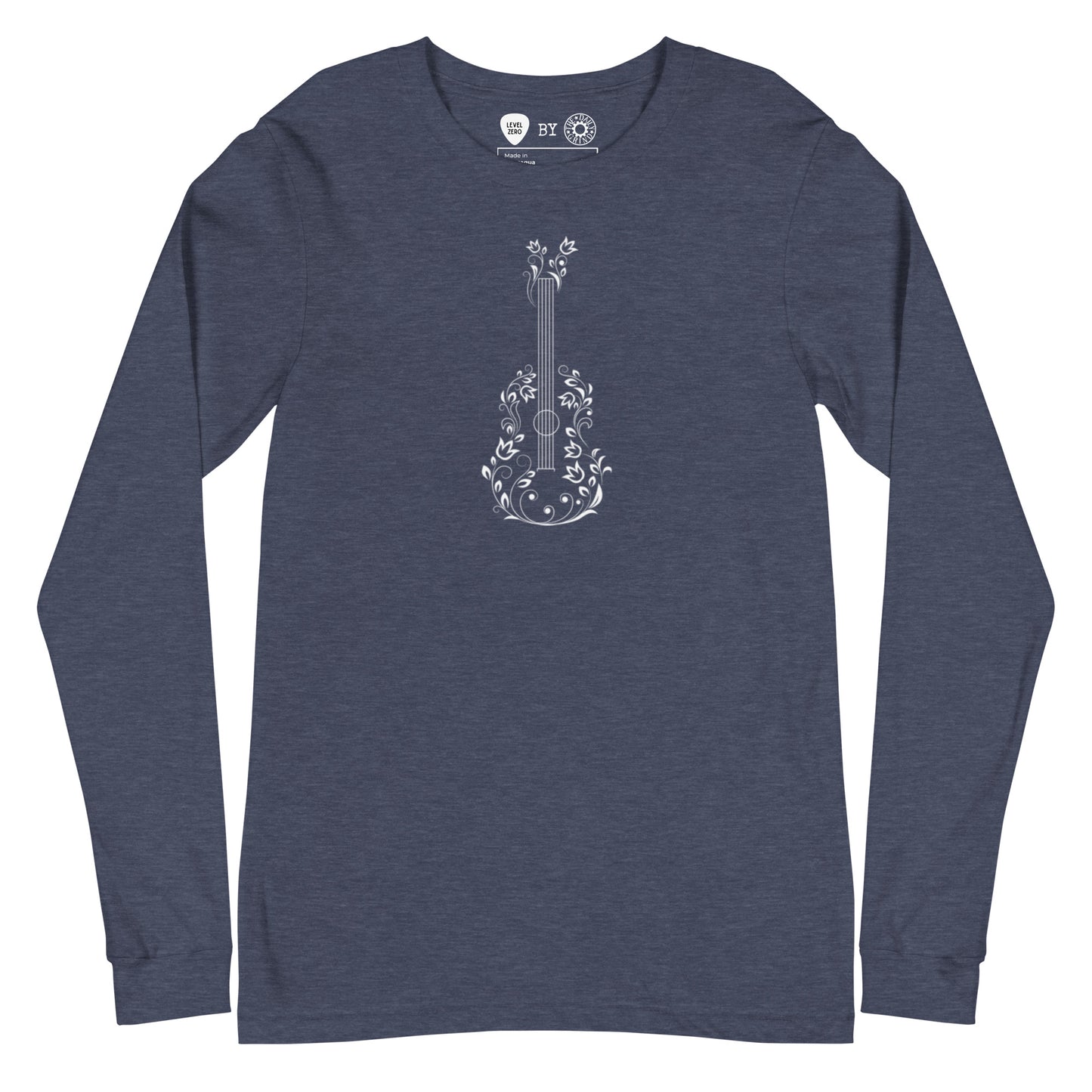 Floral Guitar Long Sleeve Tee