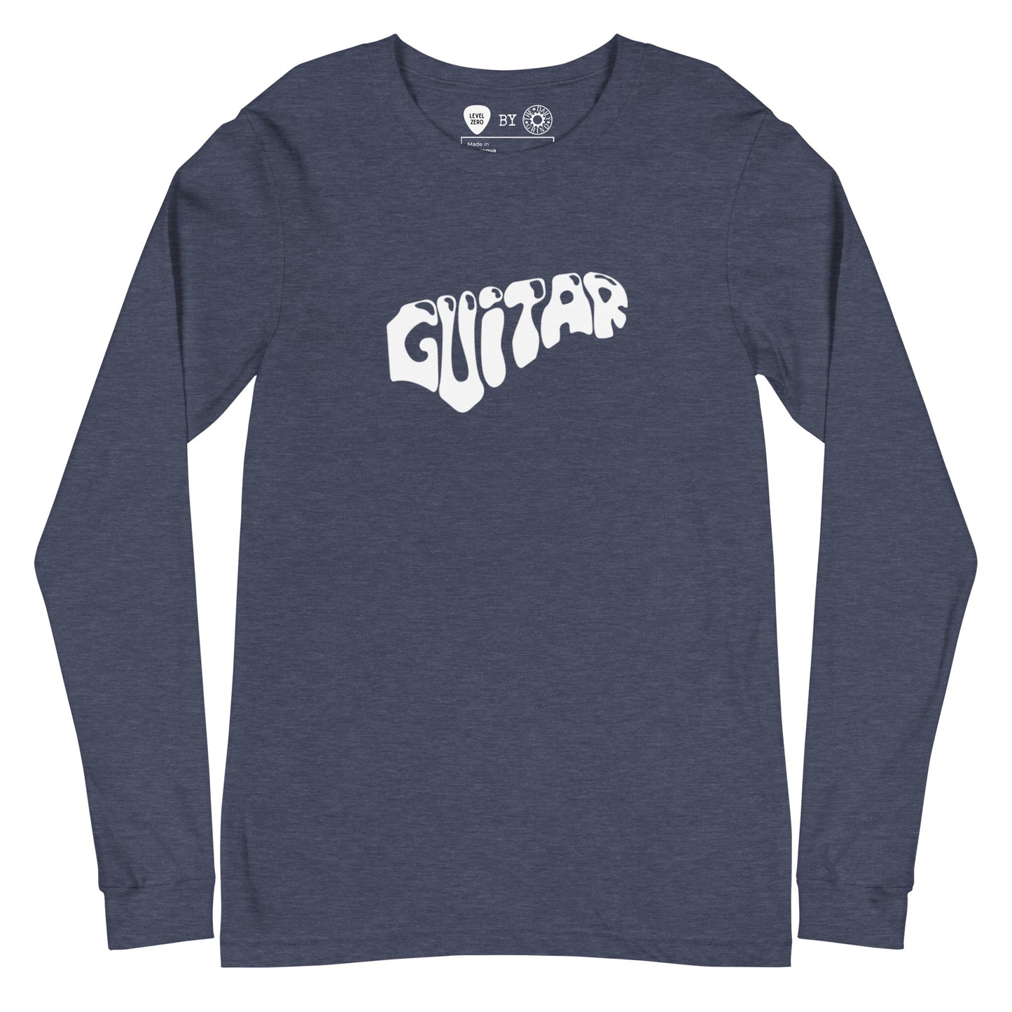 Word Guitar  Long Sleeve Tee