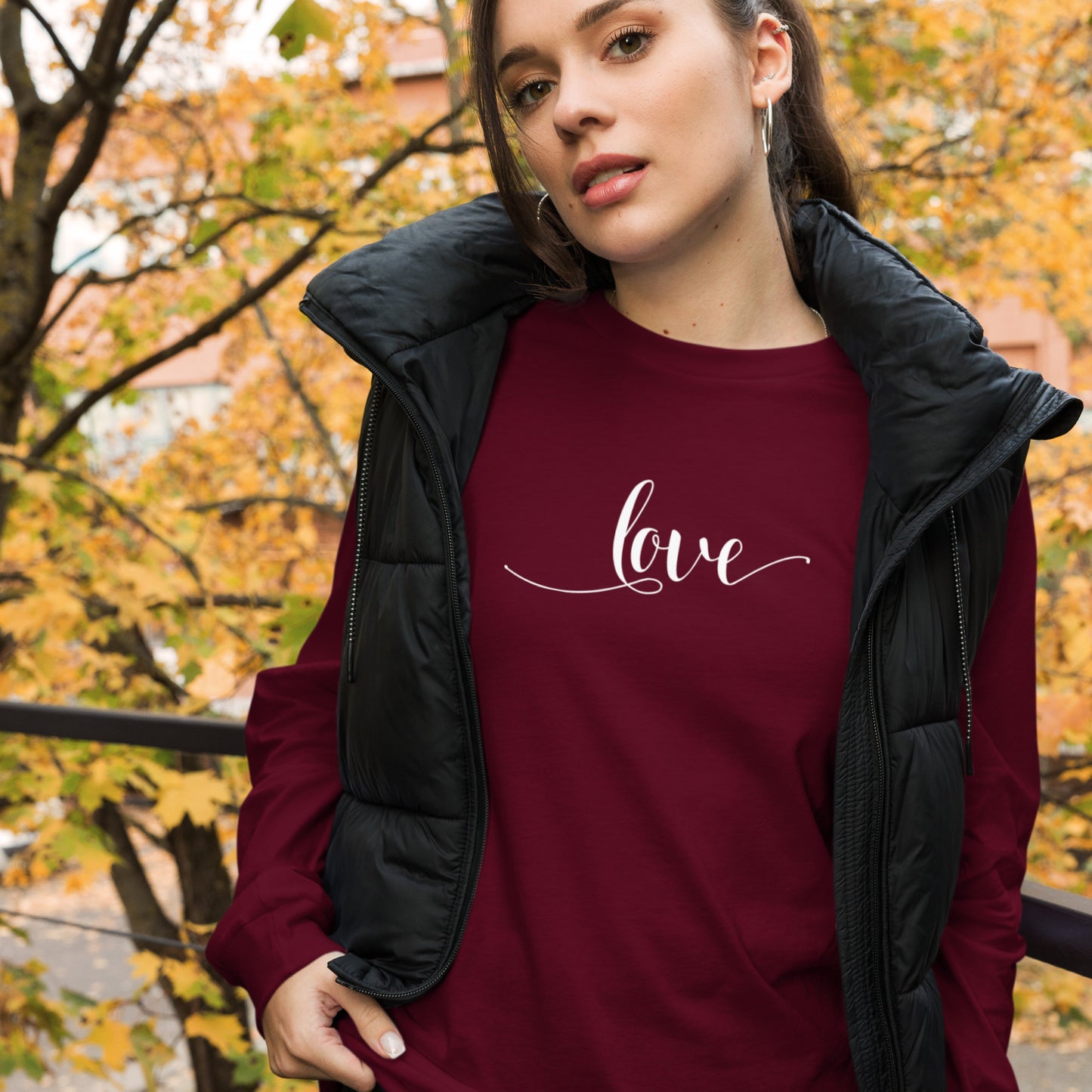 Love (white) Long Sleeve Tee