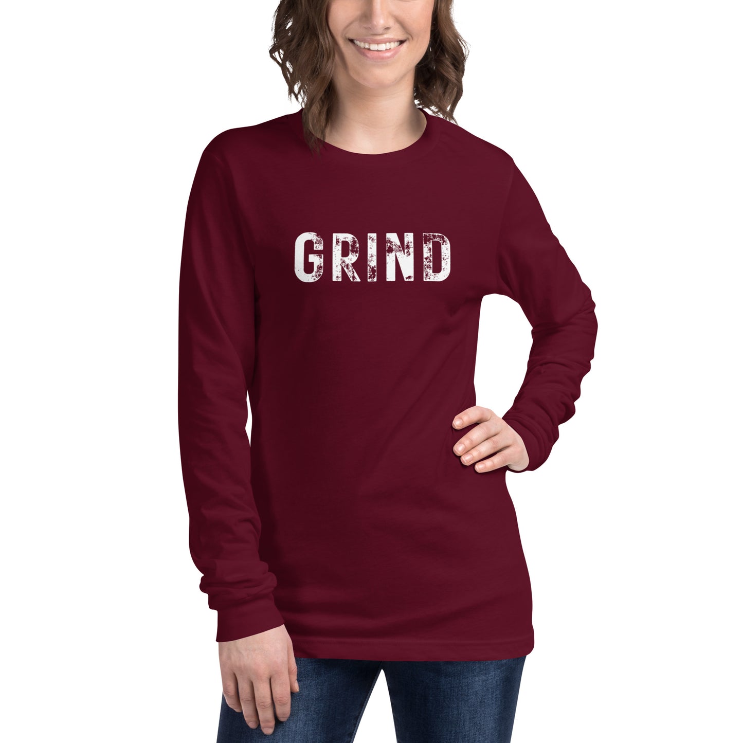 Stamped a grind Long Sleeve Tee