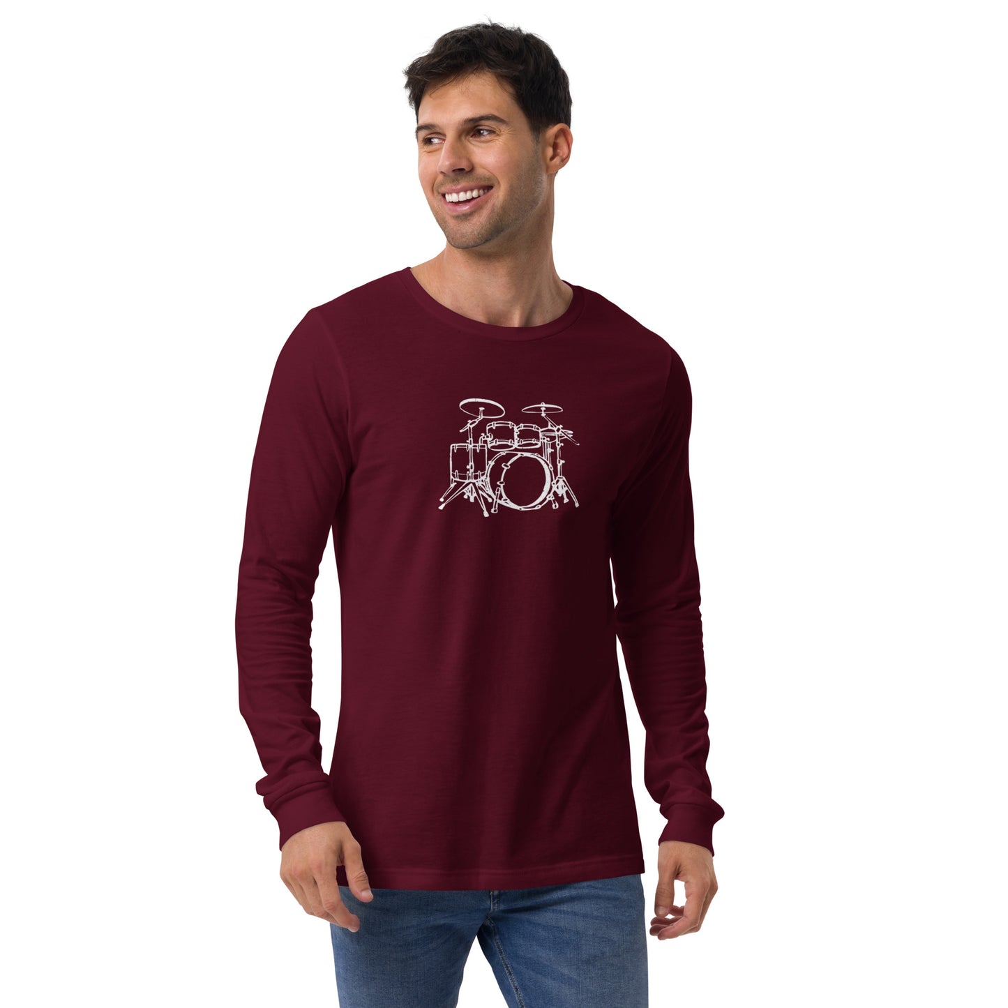 Drum Set Long Sleeve Tee