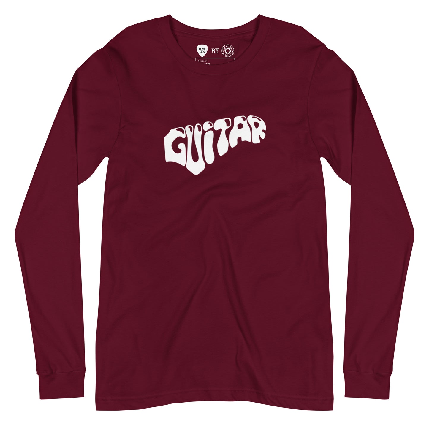 Word Guitar  Long Sleeve Tee