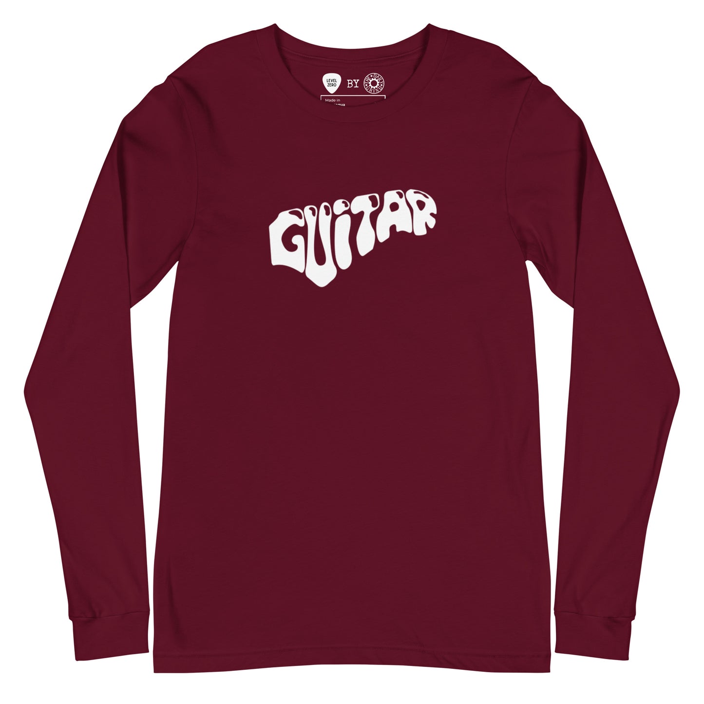 Word Guitar  Long Sleeve Tee