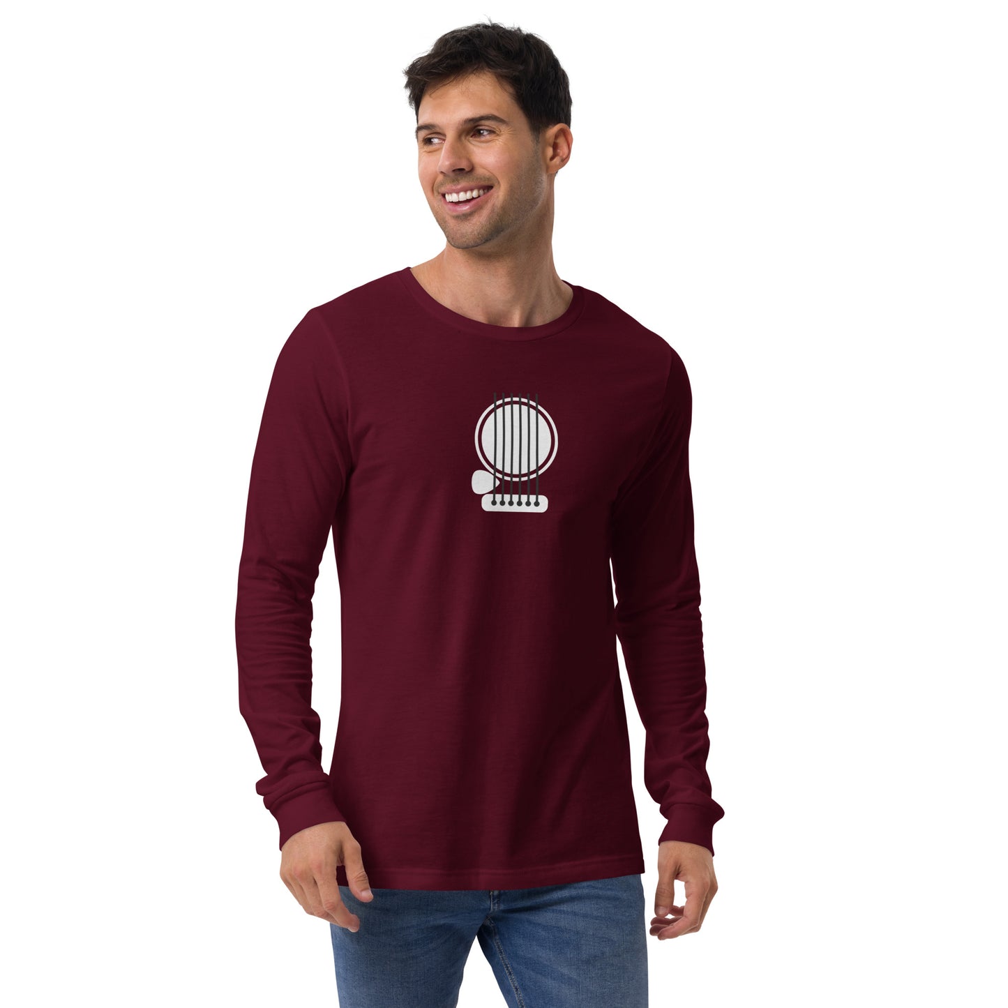 Guitar Strings Body Long Sleeve Tee